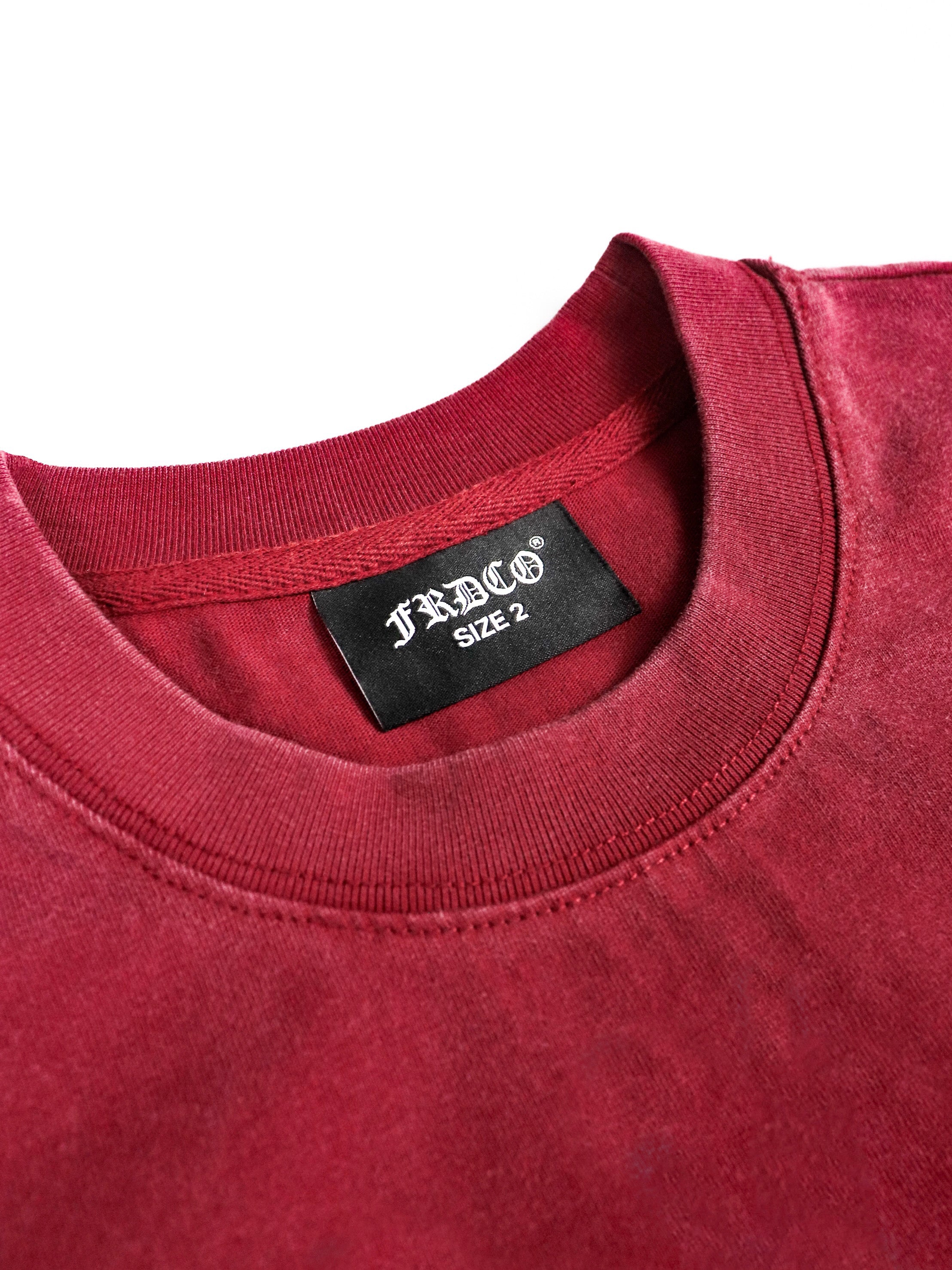 Horse EMP Washed Tee Red