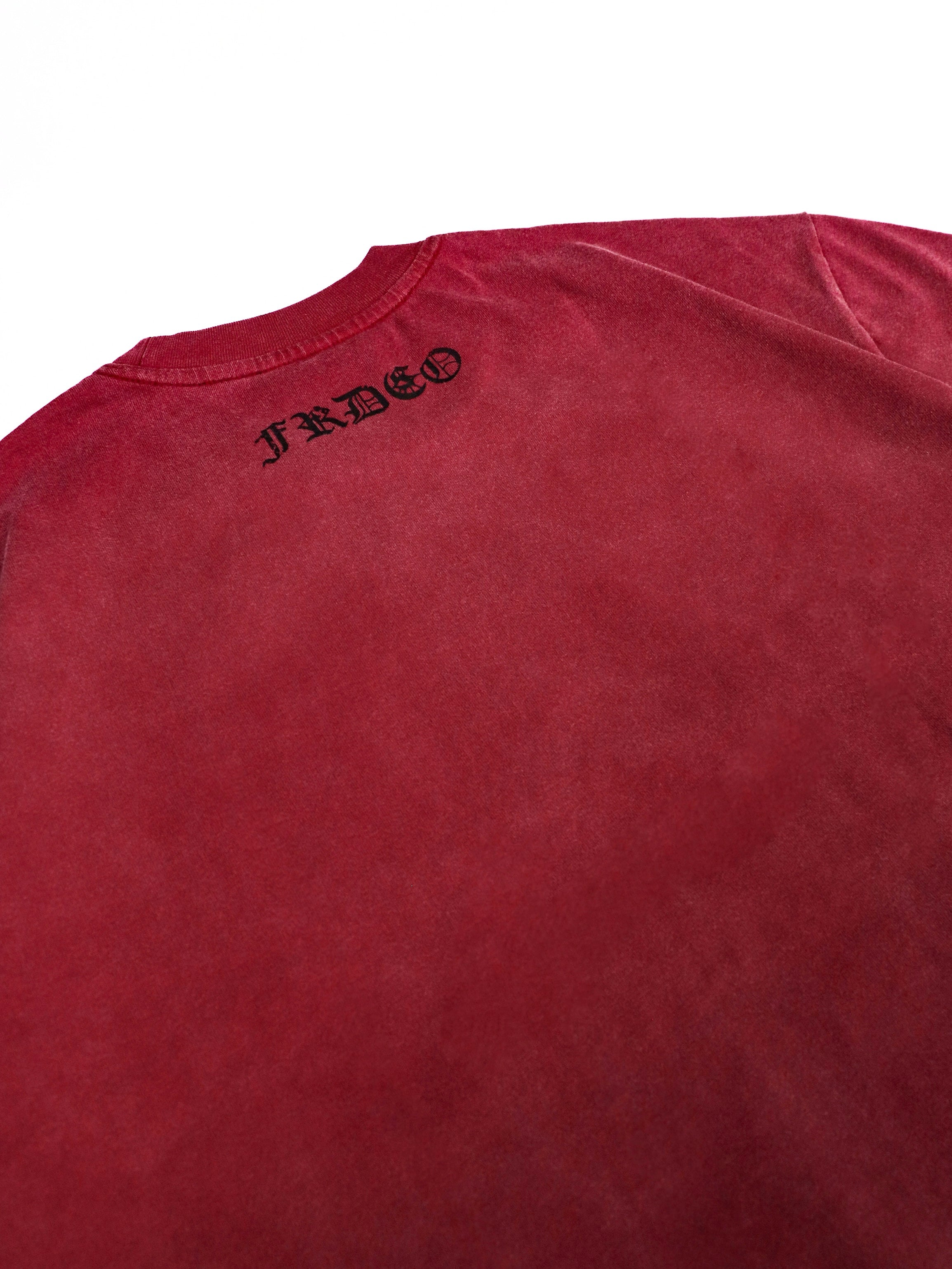 Knight Washed Tee Red