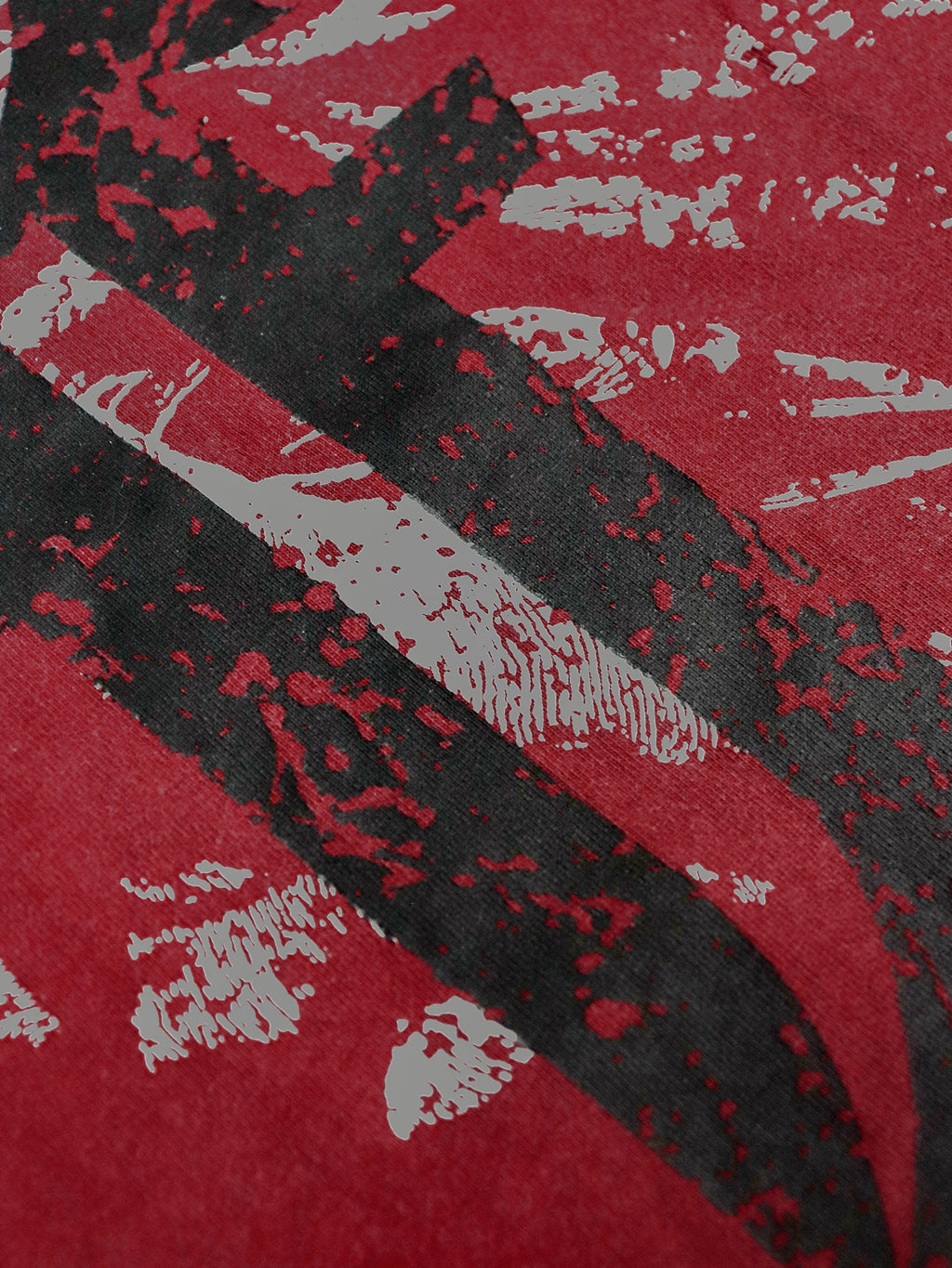 Knight Washed Tee Red