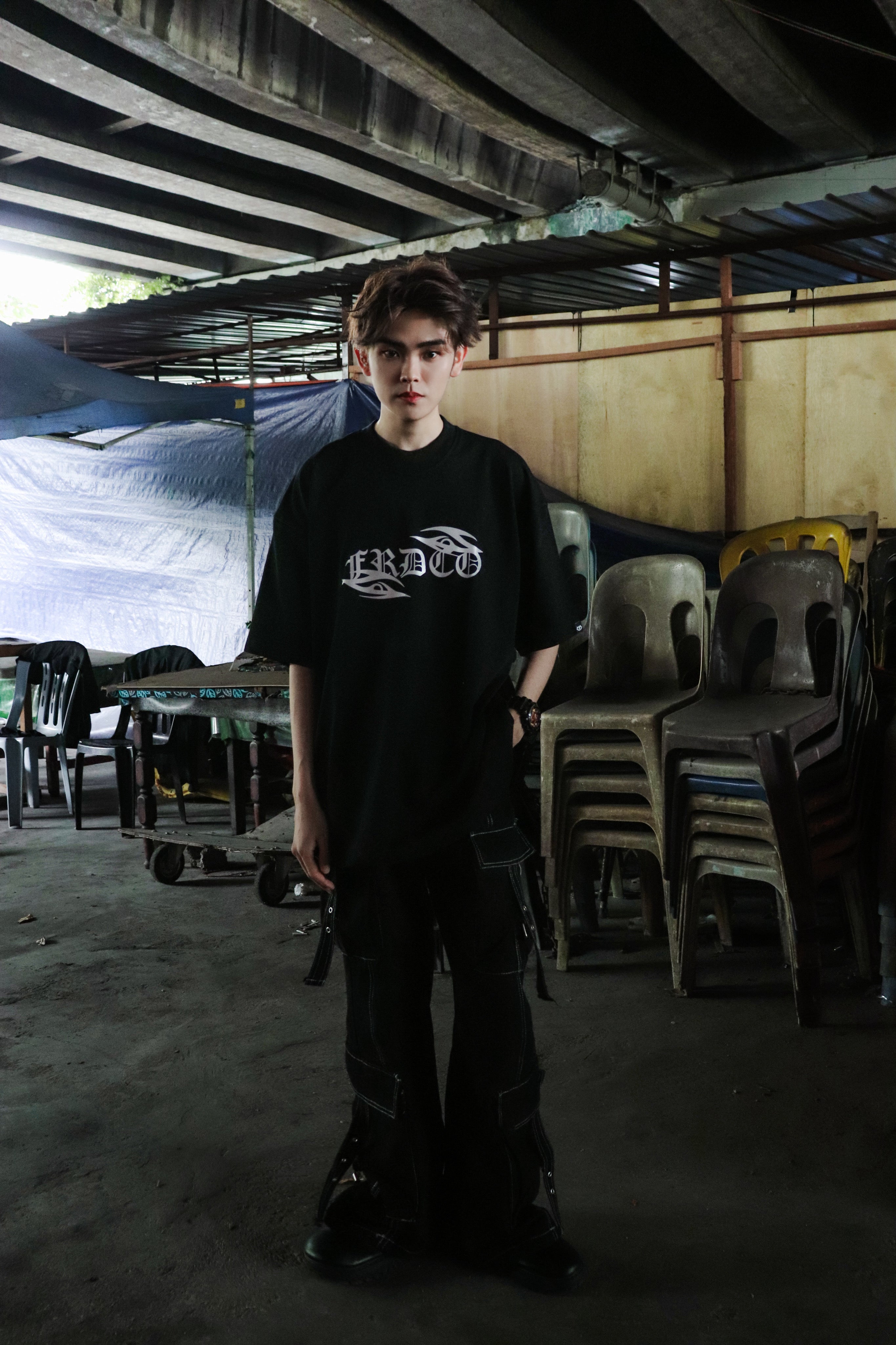 3M Reflective Spider Tee Black