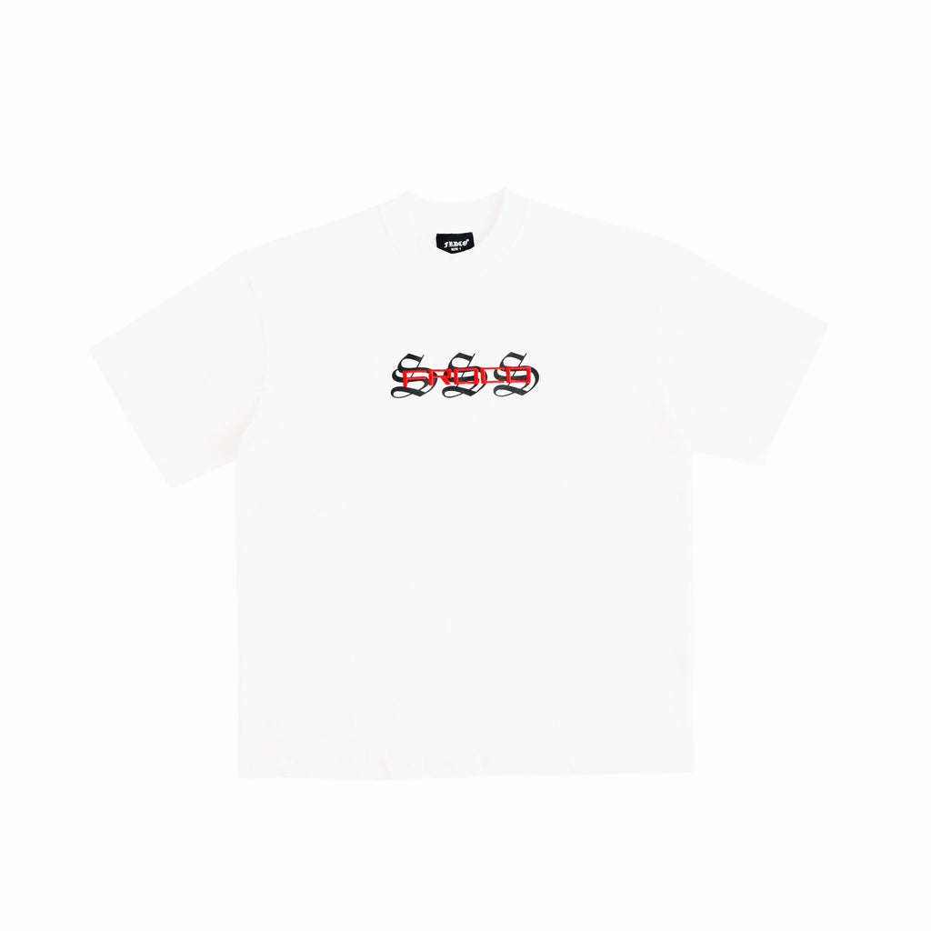 Triple S : Embroidery Snake Tee White