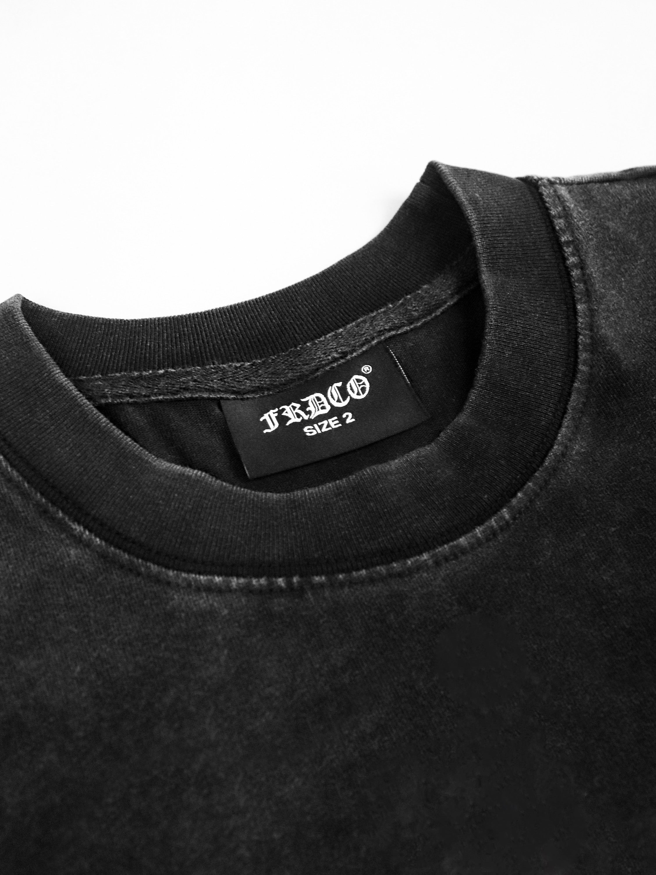 Horse EMP Washed Tee Black