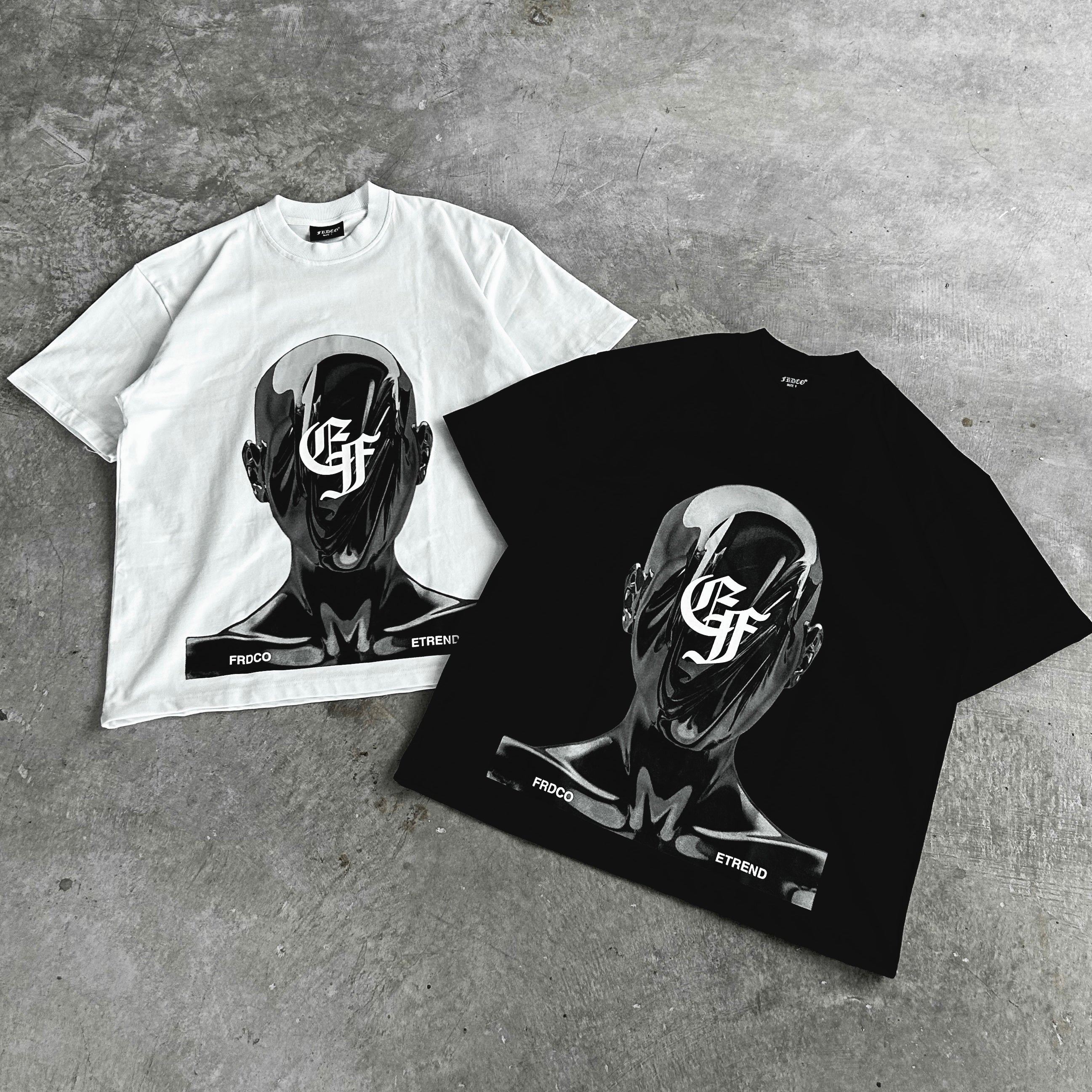 FRDCO X ETREND : Sliver Head Logo Tee Black