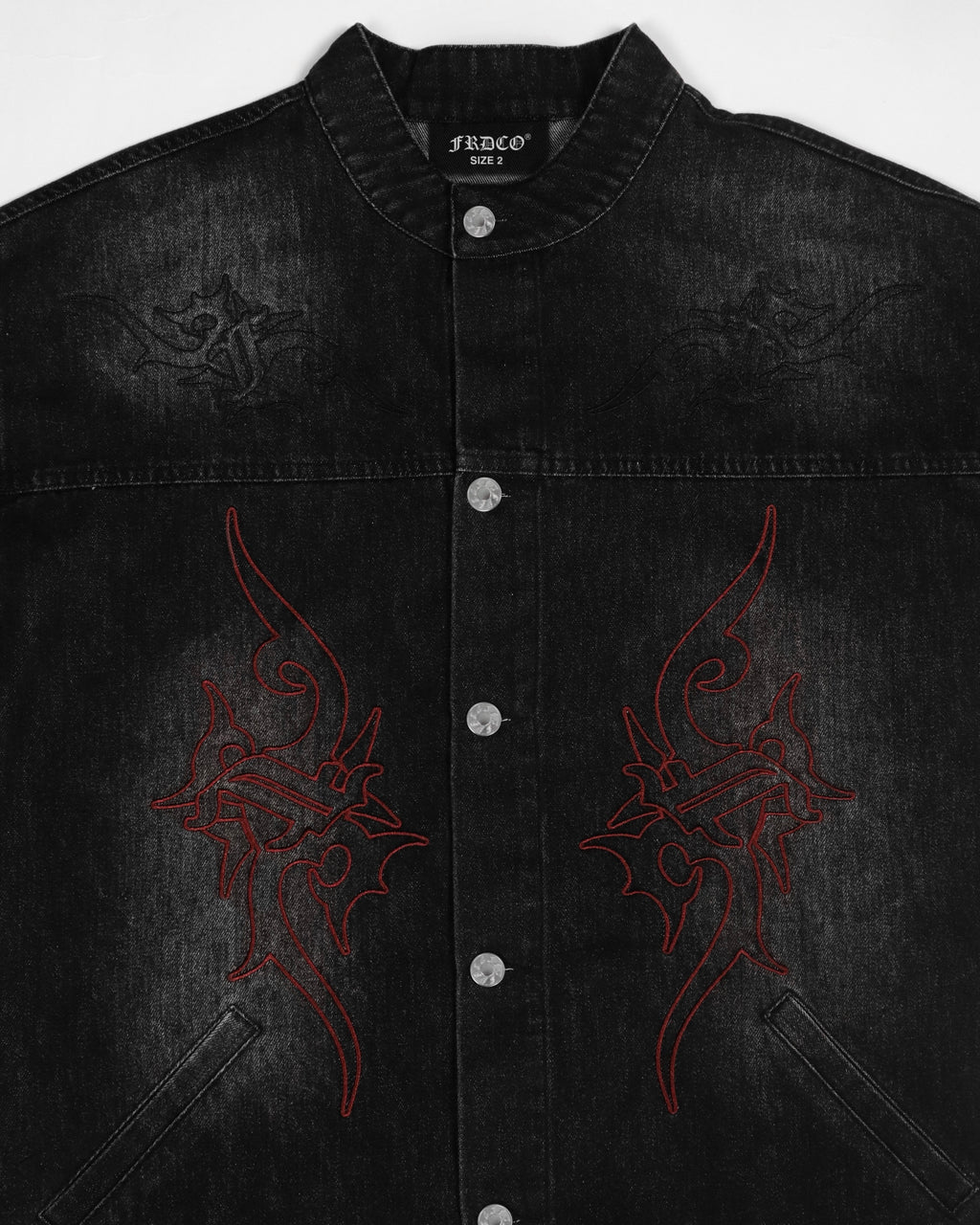 Aura Denim Jacket Black