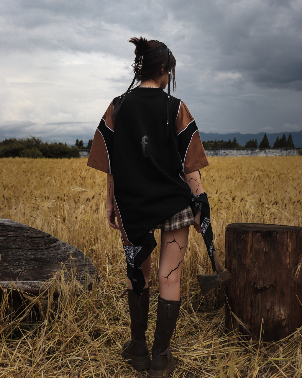 Pro CNS Washed Tee Brown