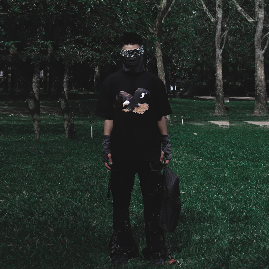 Eagle Logo Tee Black