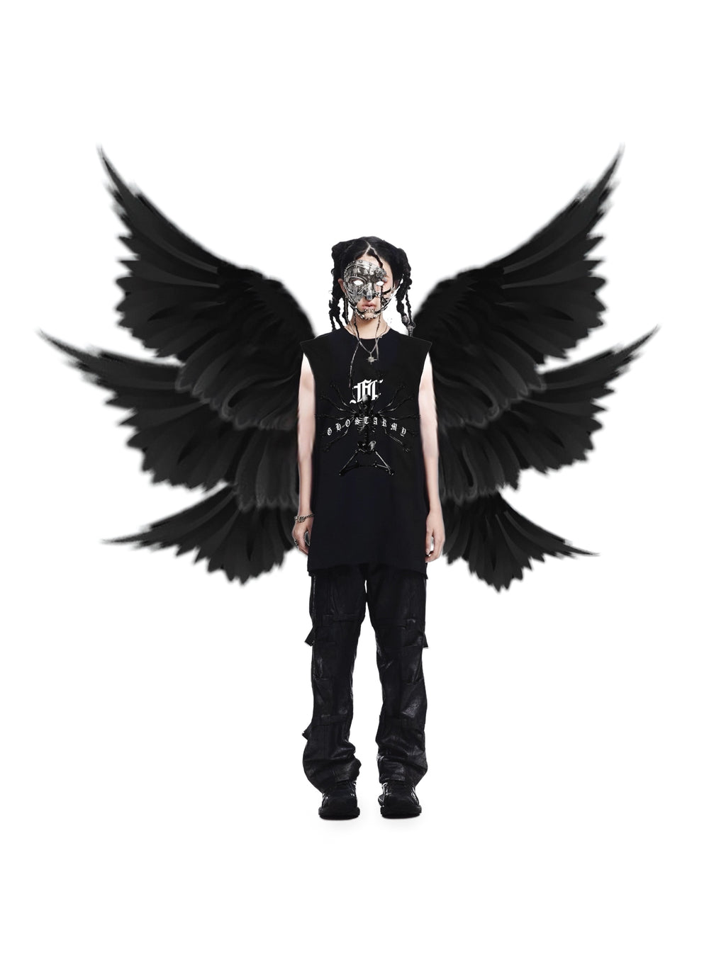 Ghost Army Logo Tee Black