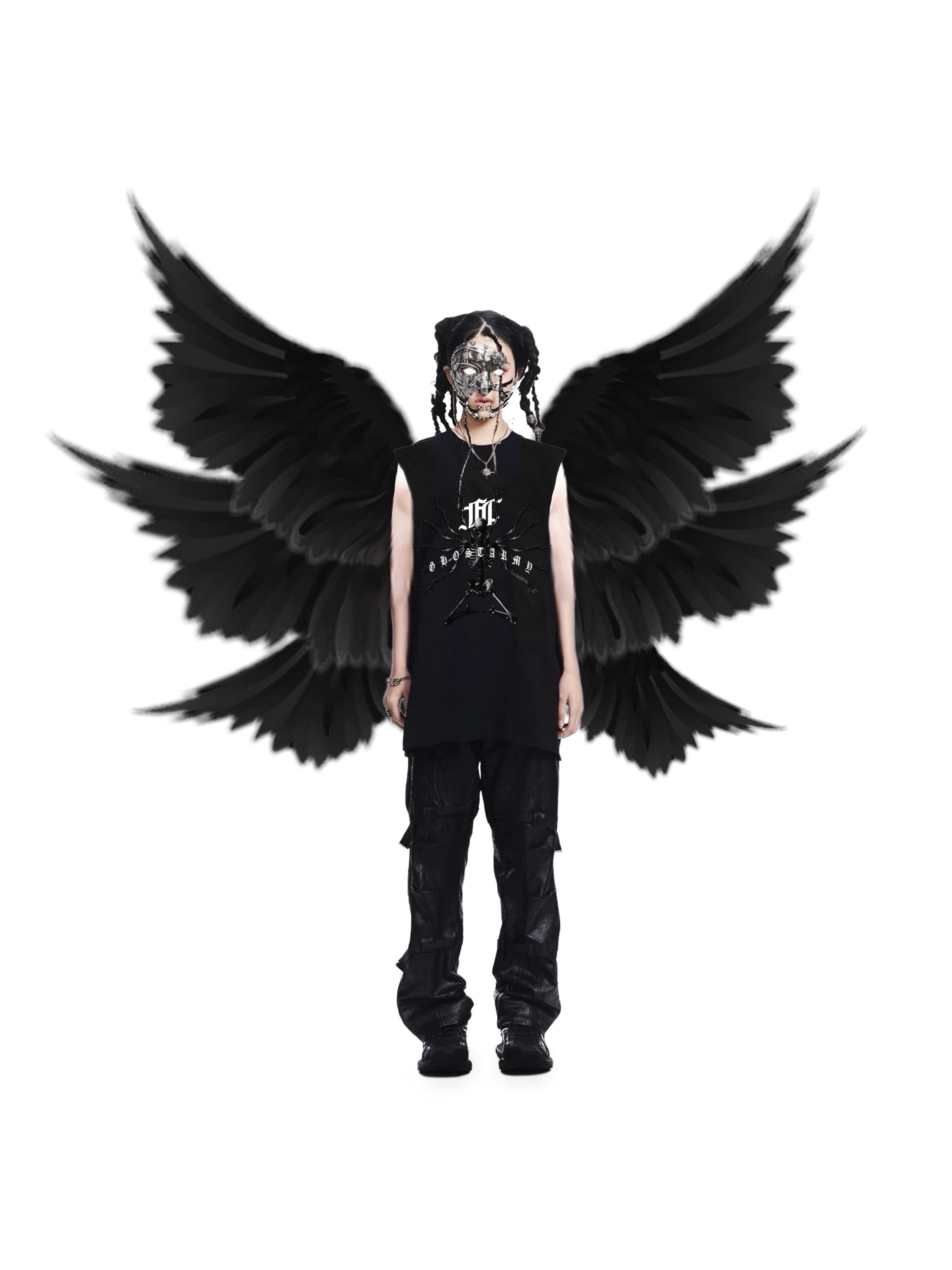 Ghost Army Logo Tee Black