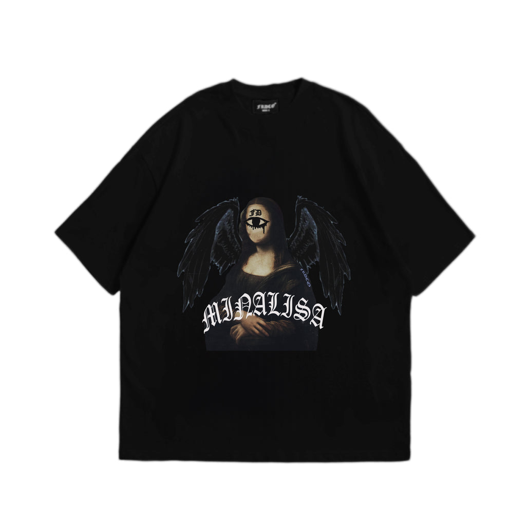 Dark Monalisa Logo Tee Black