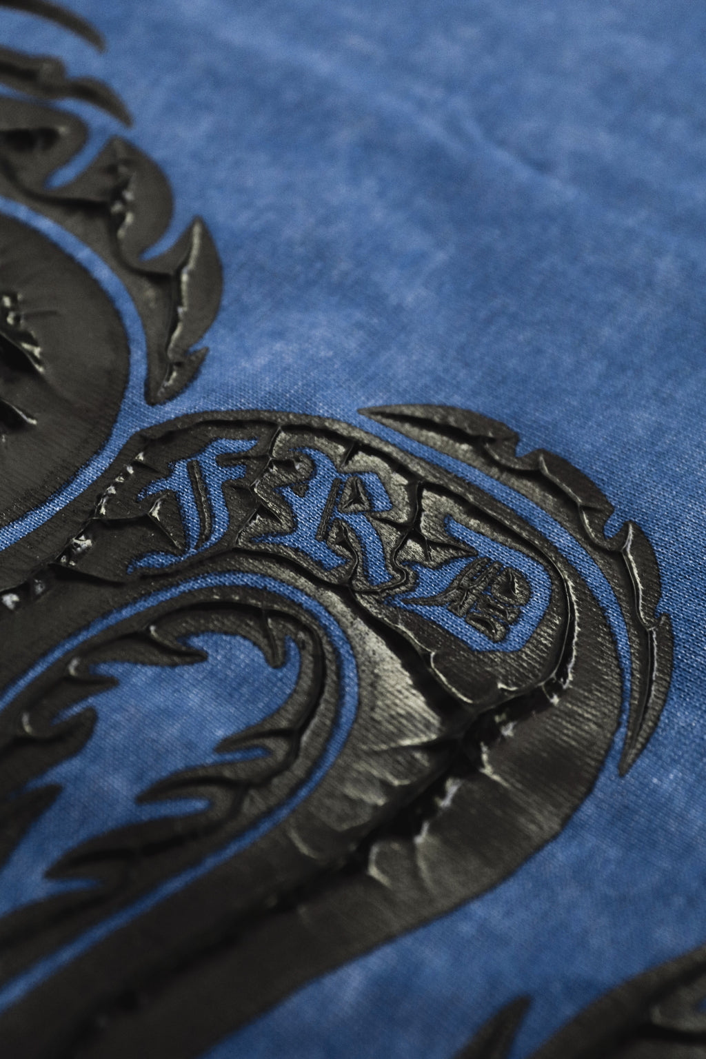 Dark Dragon Stoned Wash Tee Blue