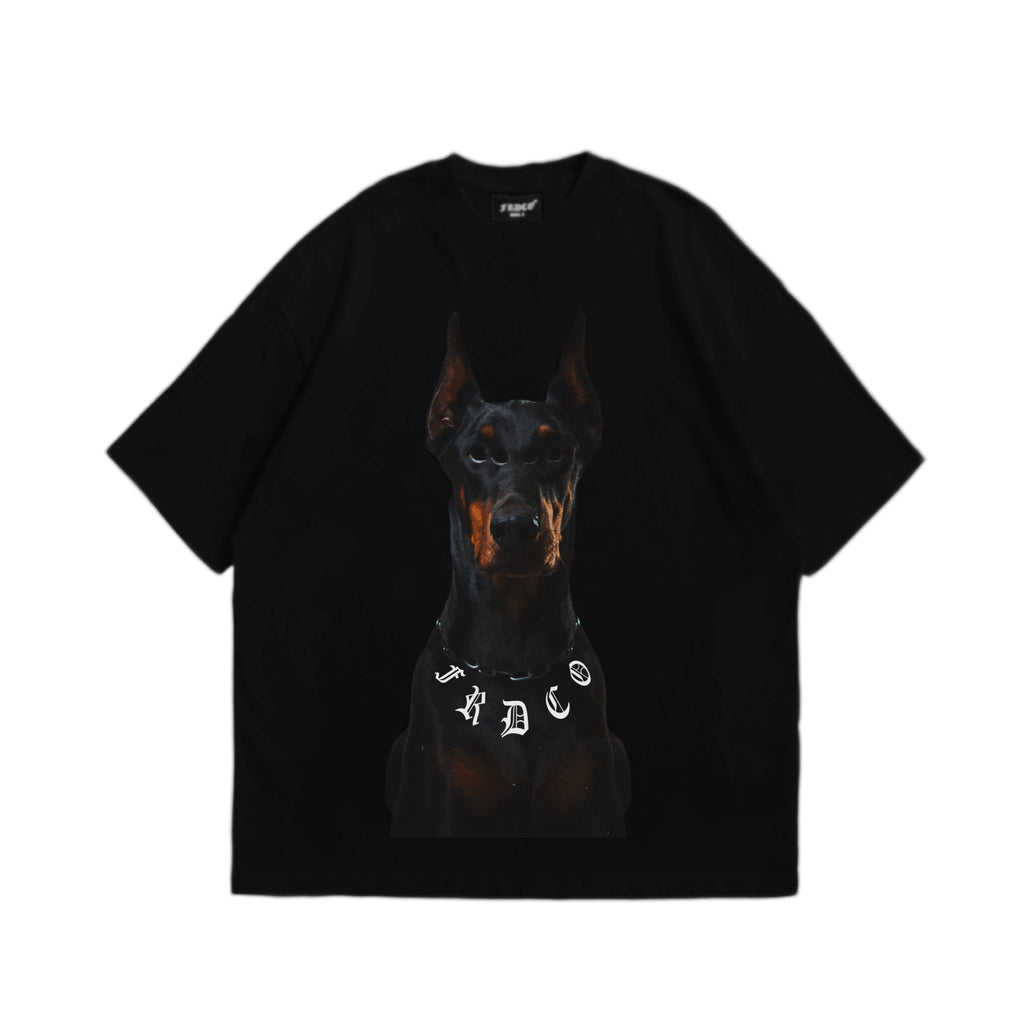 Dog Head Logo Tee Black