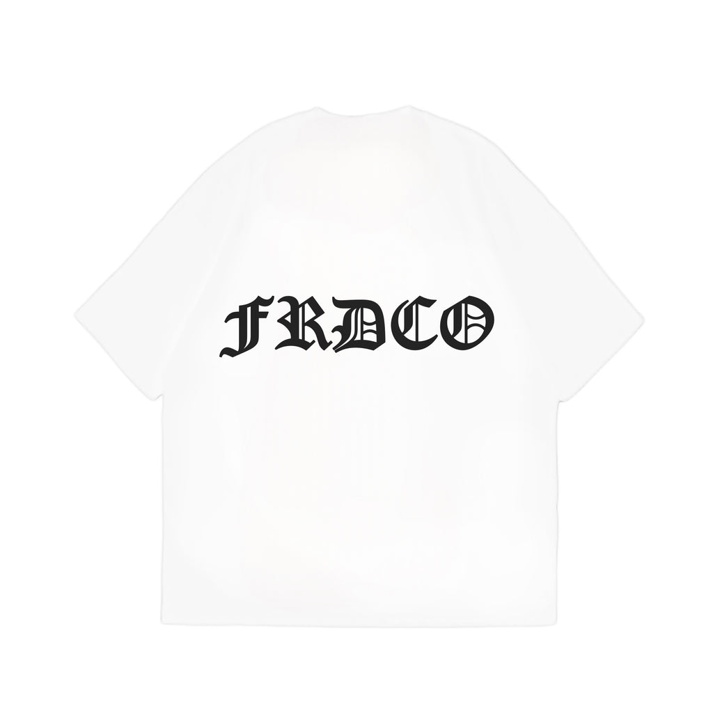 Dog Head Logo Tee White