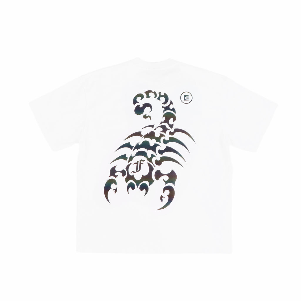 FRDCO X ENDLESS : Reflective Scorpion Tee White