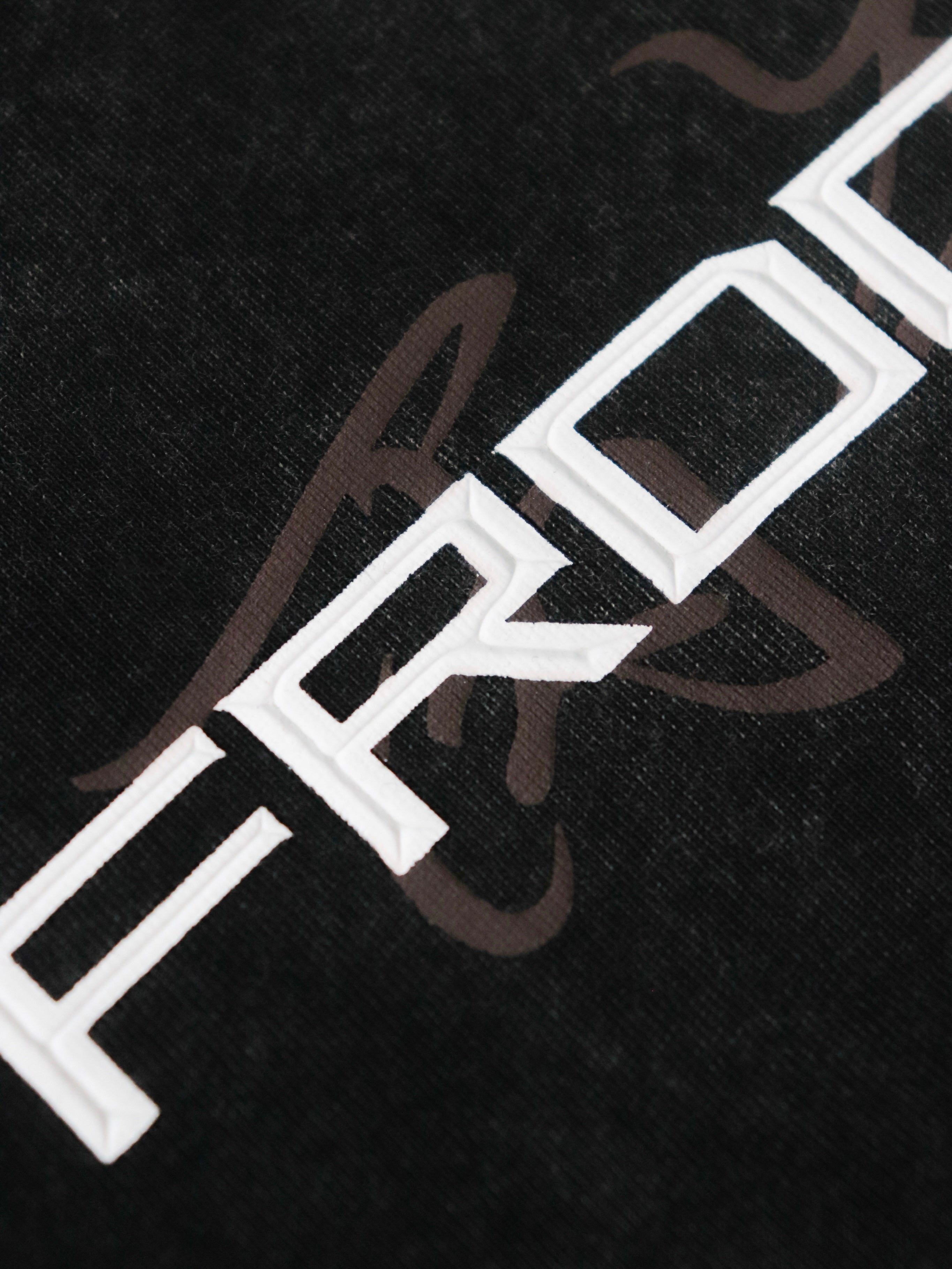 Horse EMP Washed Tee Black