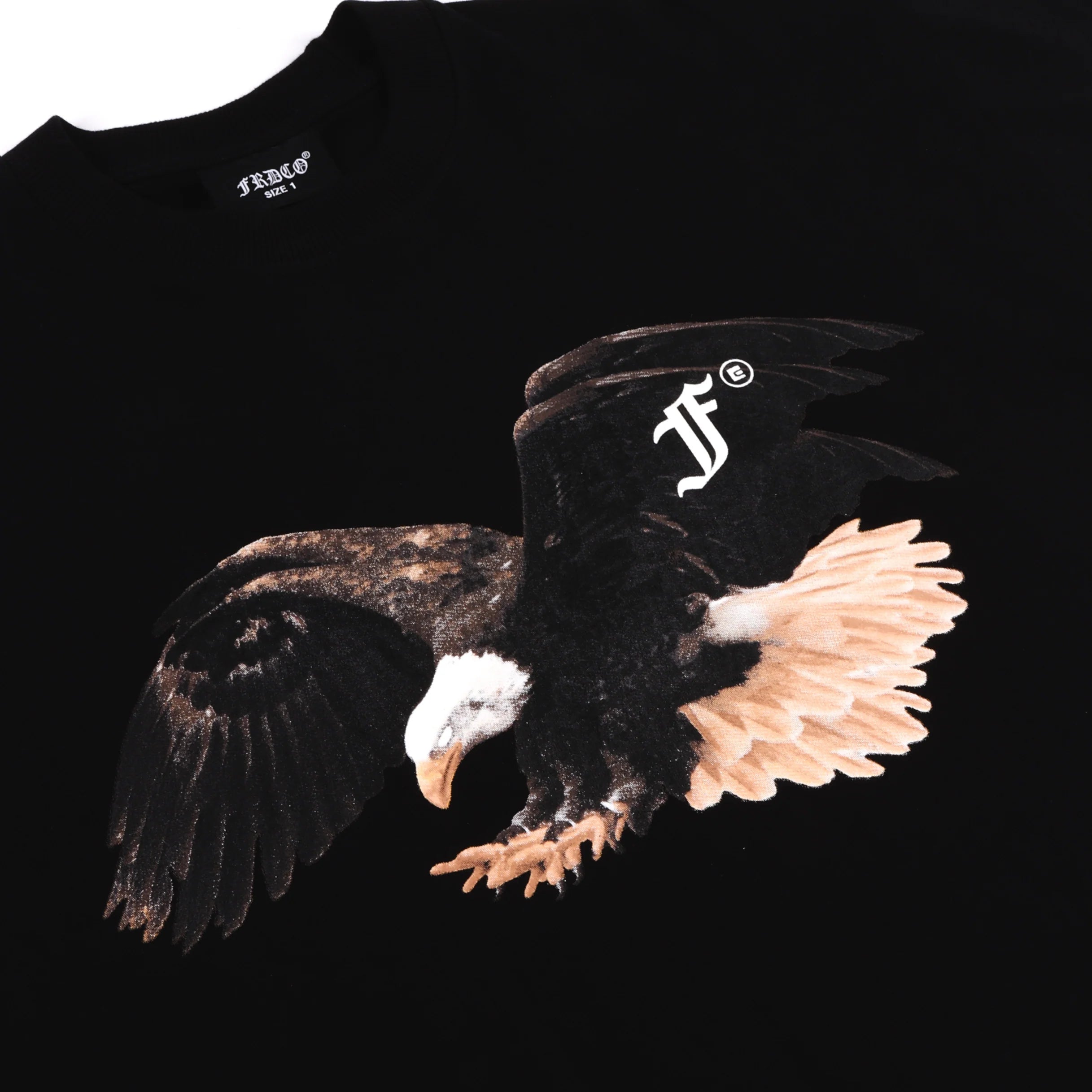 Eagle Logo Tee Black