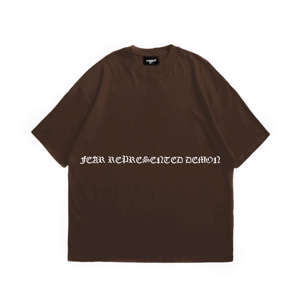 Demons Dust Essential Logo Tee Brown
