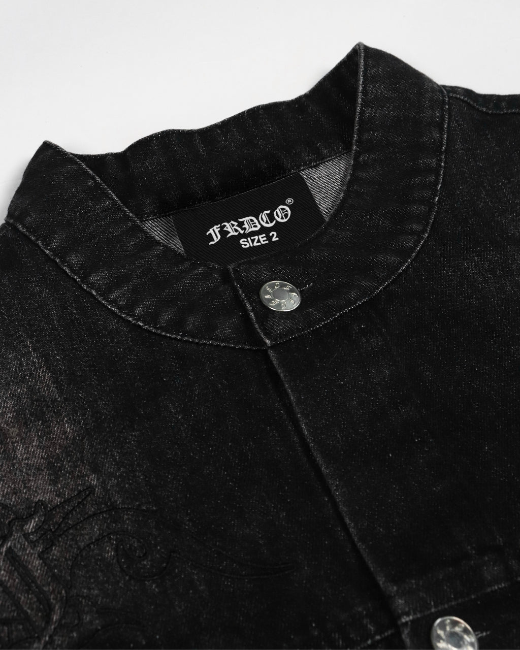 Aura Denim Jacket Black