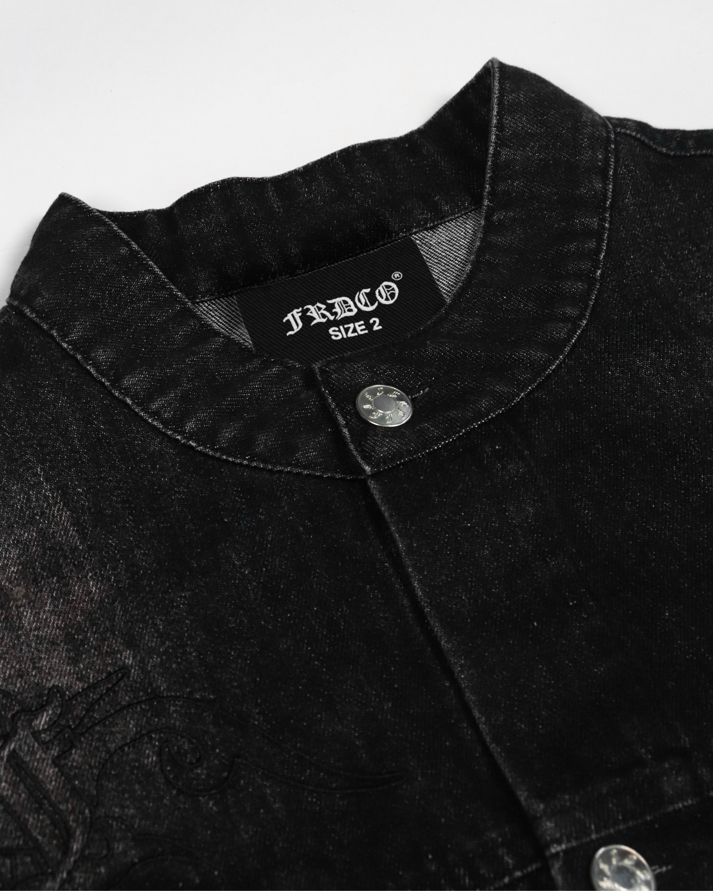 Aura Denim Jacket Black