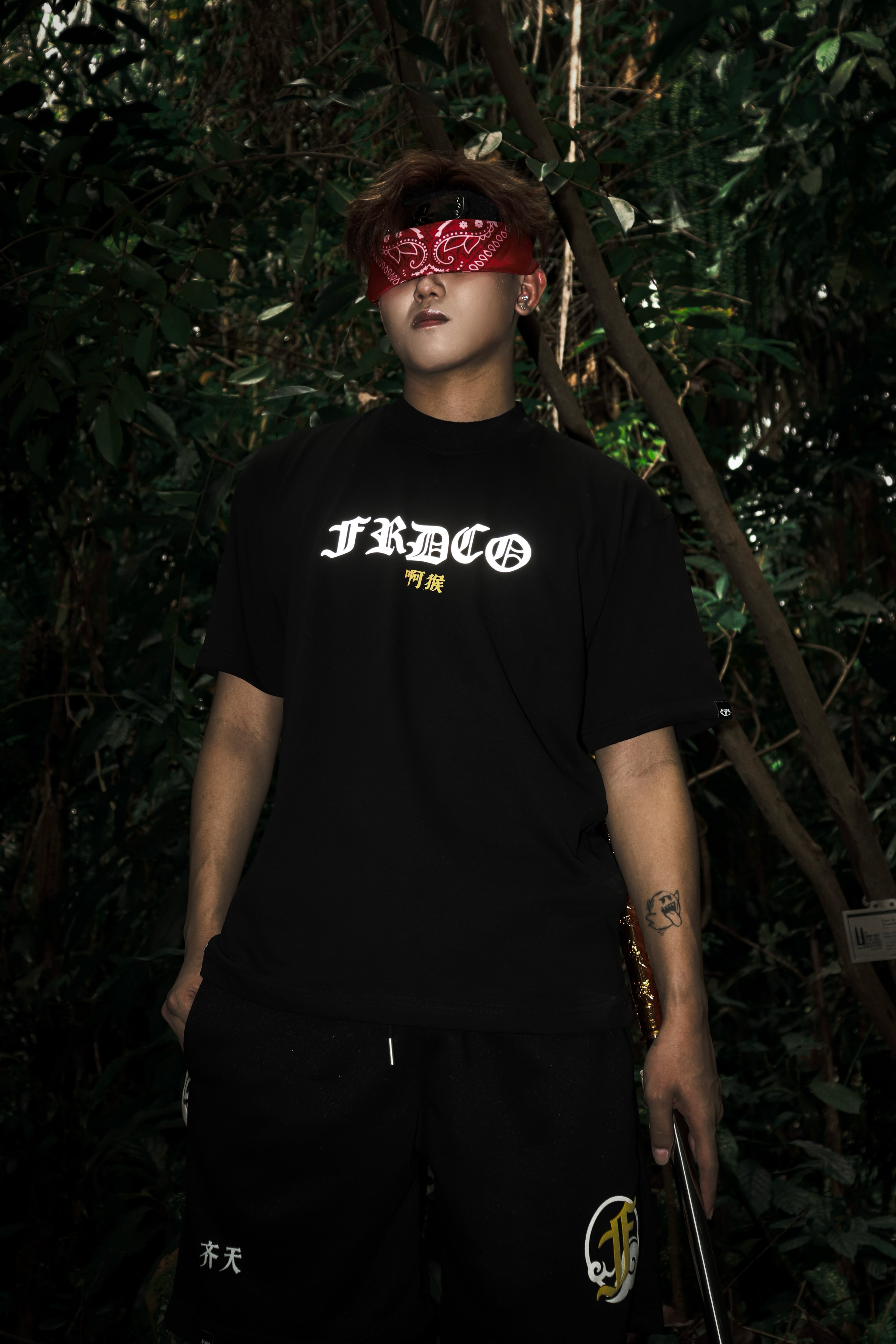 Legend Monkey : 3M Reflective Wukong Tee Black