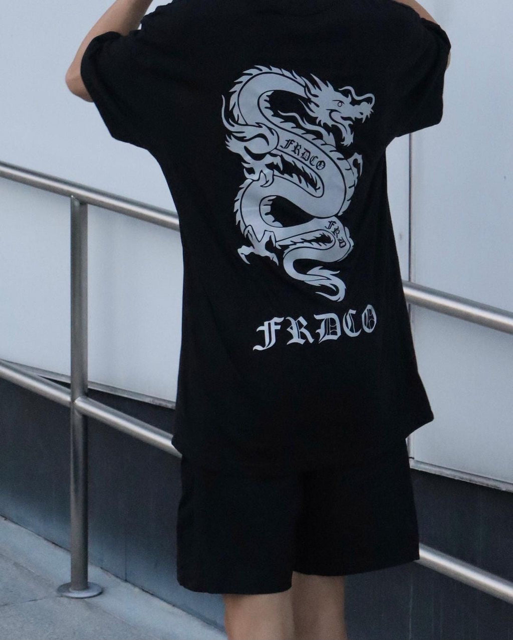 3M Reflective Dragon Tee Black