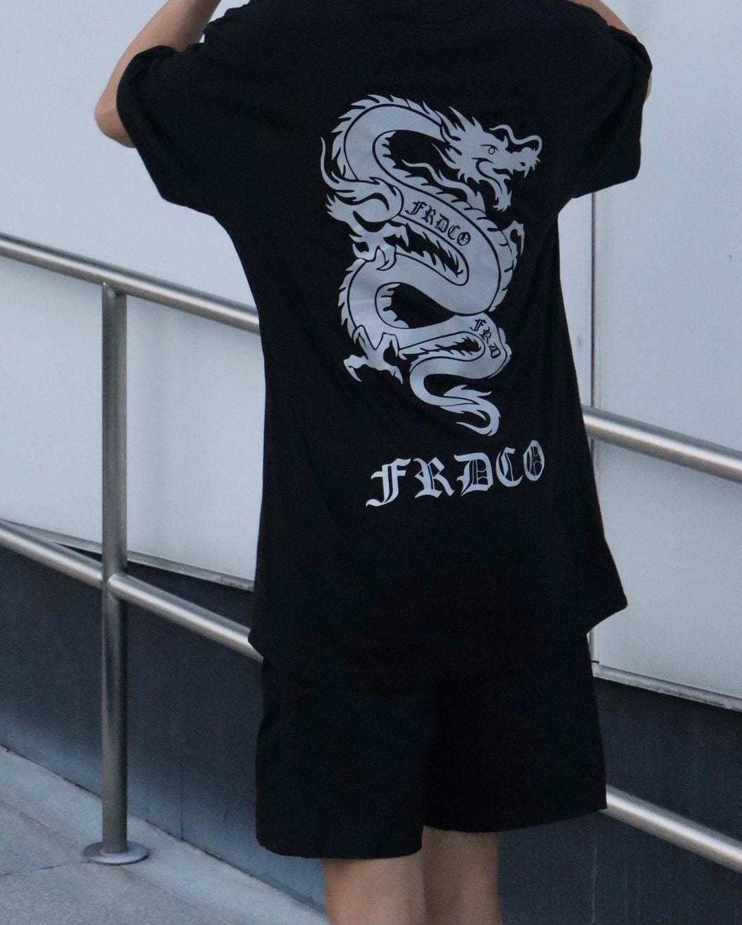 3M Reflective Dragon Tee Black