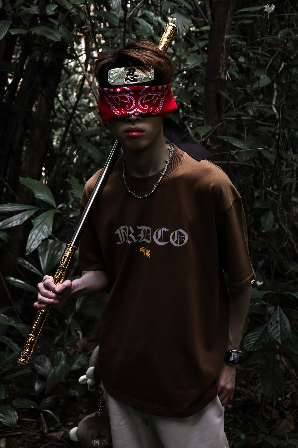 Legend Monkey : 3M Reflective Wukong Tee Brown