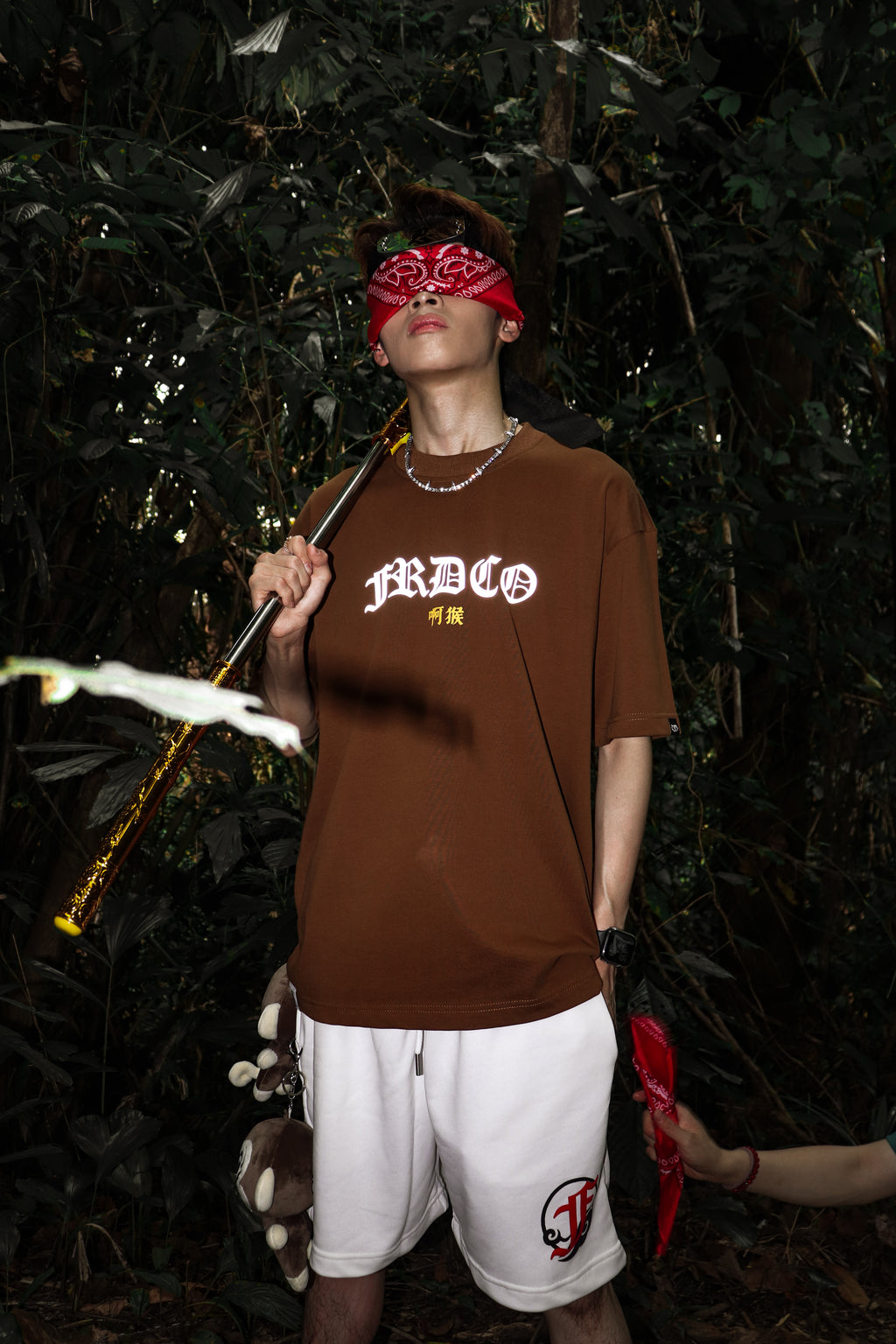 Legend Monkey : 3M Reflective Wukong Tee Brown