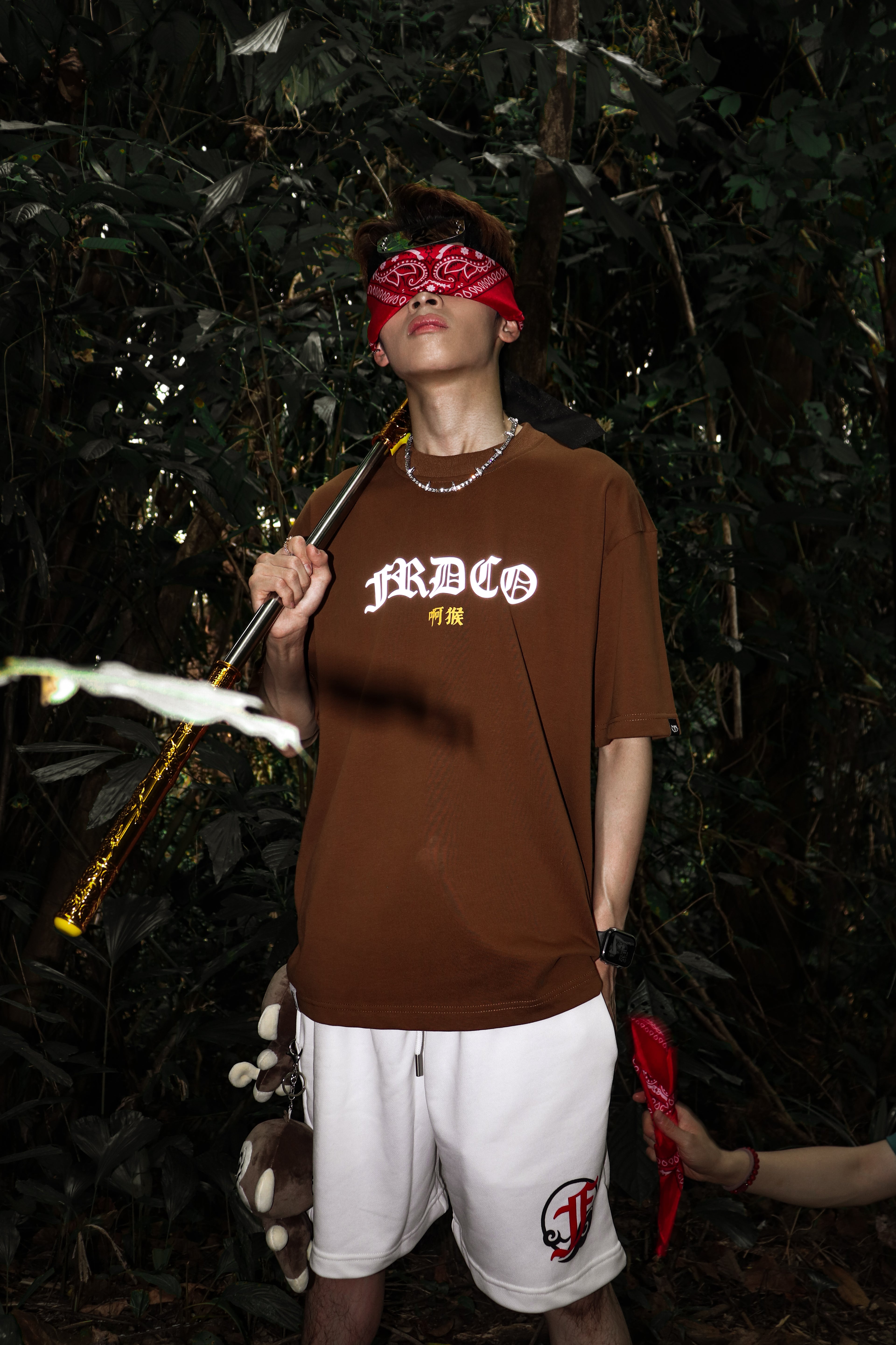 Legend Monkey : 3M Reflective Wukong Tee Brown