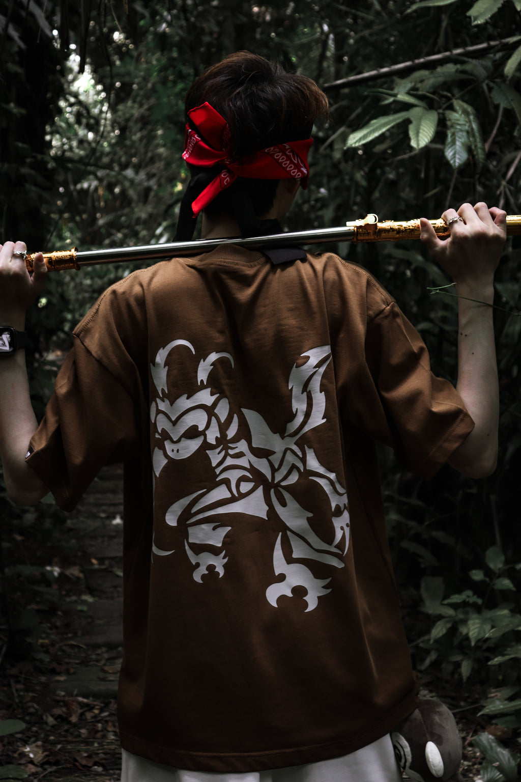 Legend Monkey : 3M Reflective Wukong Tee Brown