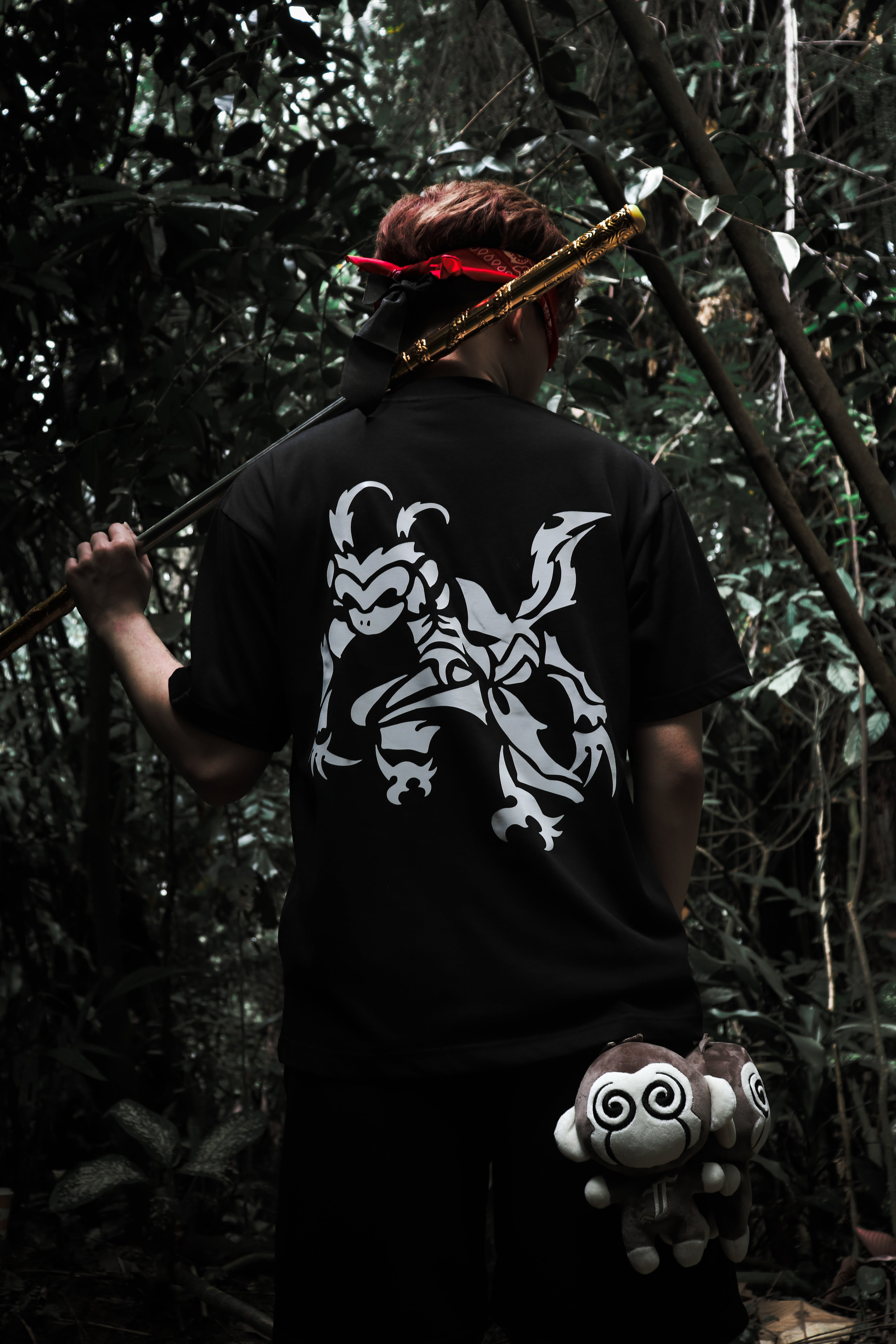 Legend Monkey : 3M Reflective Wukong Tee Black