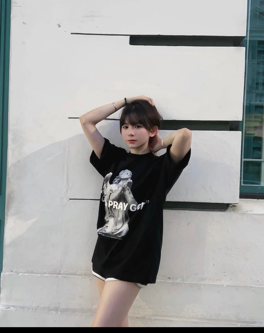 God Pray God Tee Black