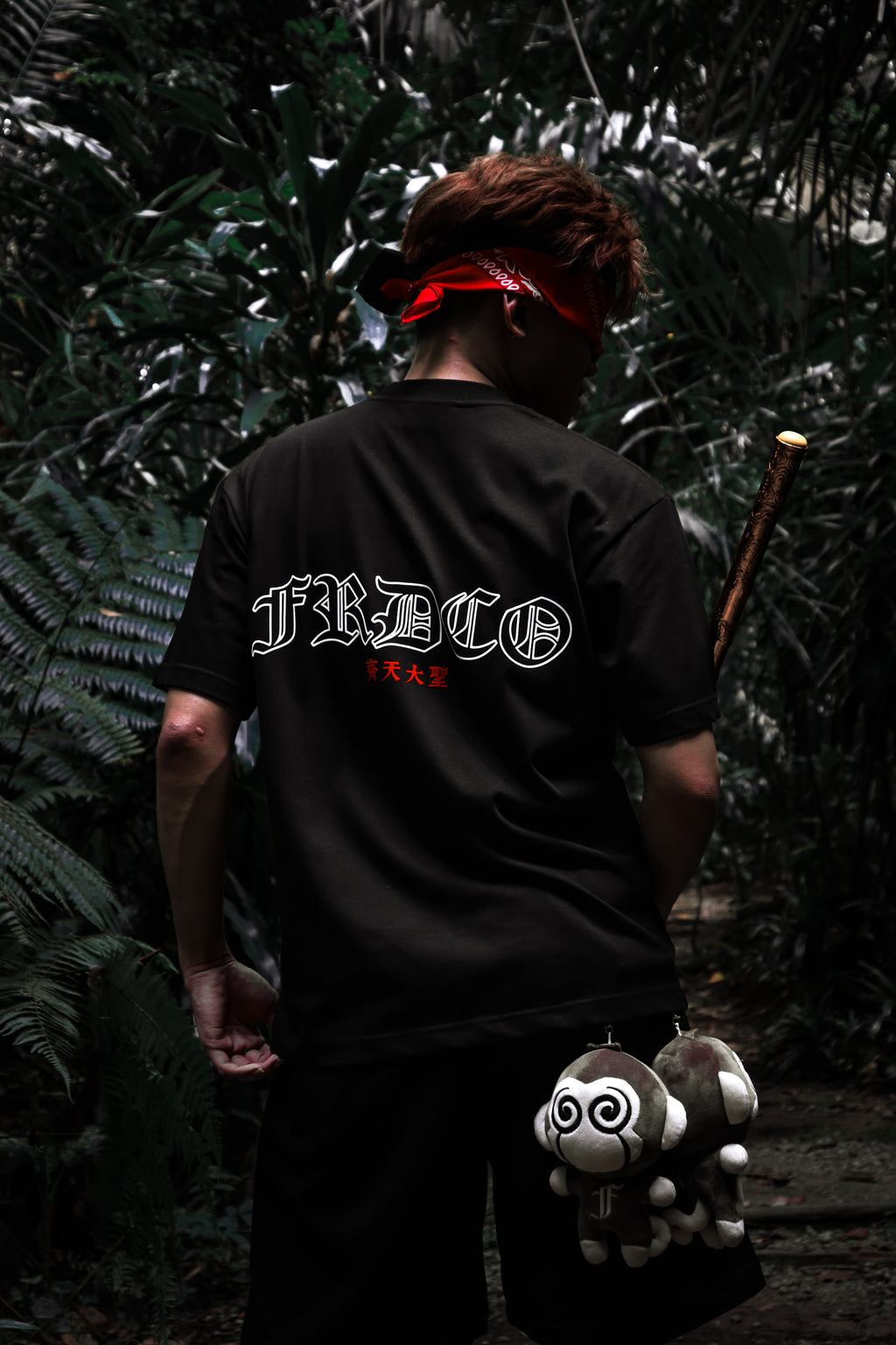 Legend Monkey : Warrior Wu Kong Tee Black