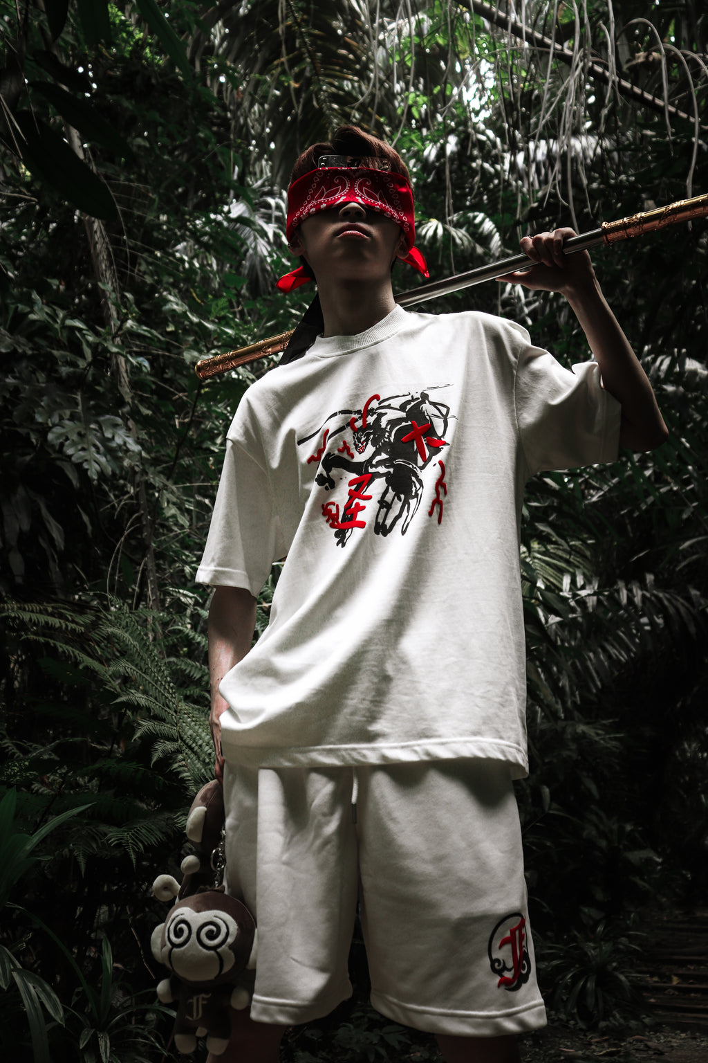 Legend Monkey : Warrior Wu Kong Tee White