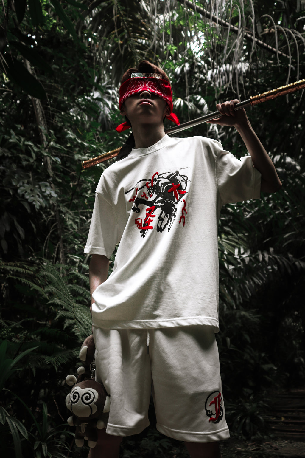 Legend Monkey : Warrior Wu Kong Pants White