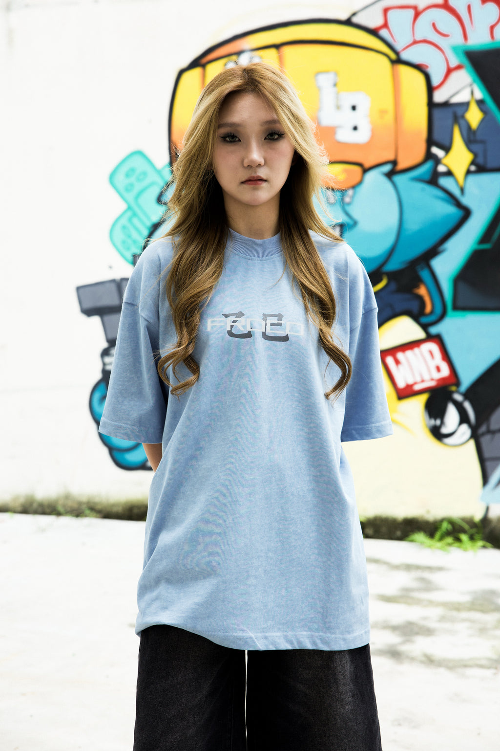 3M Reflective Snake Washed Tee Blue