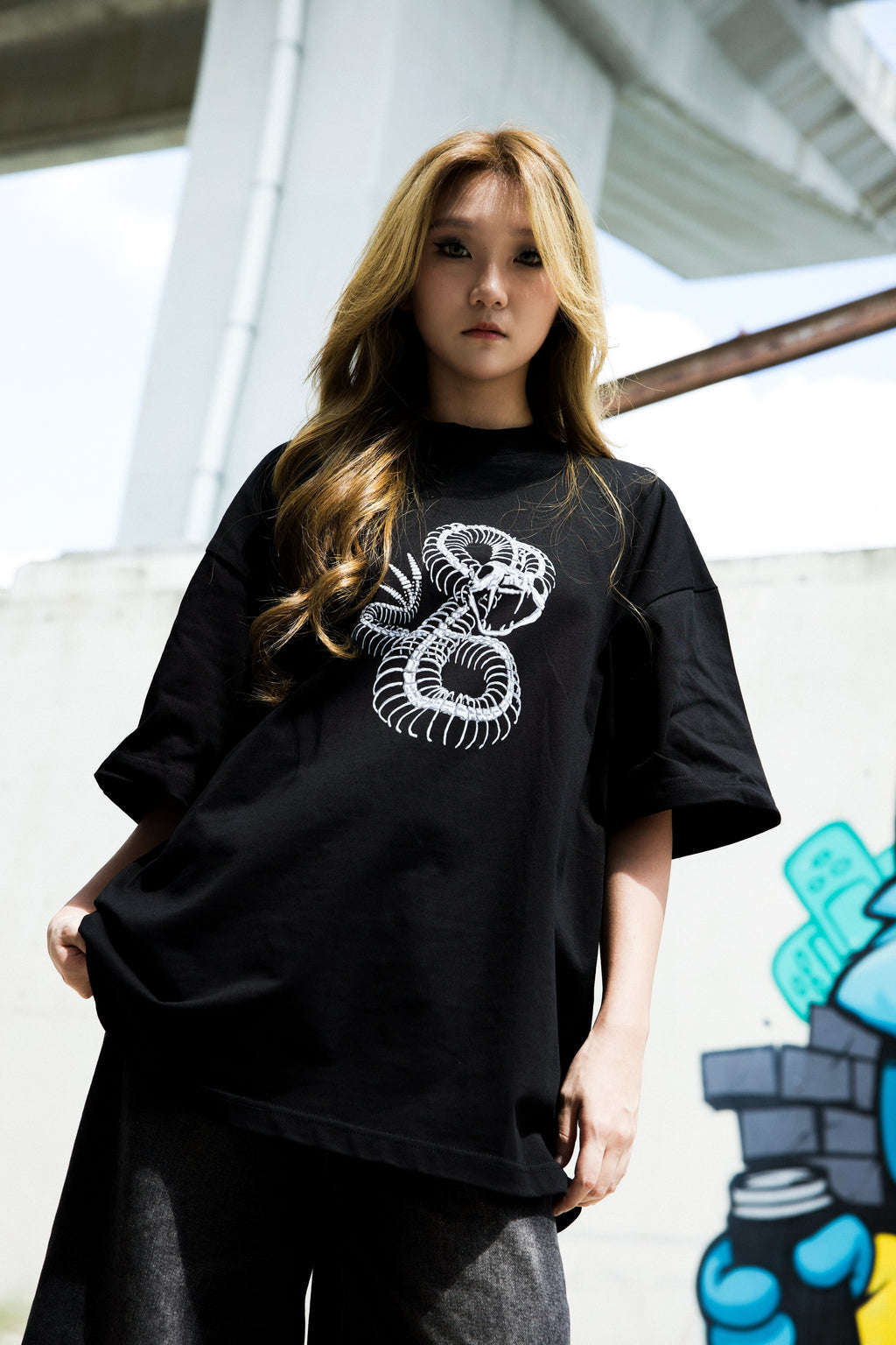 Snake EMP Graphic Tee Black