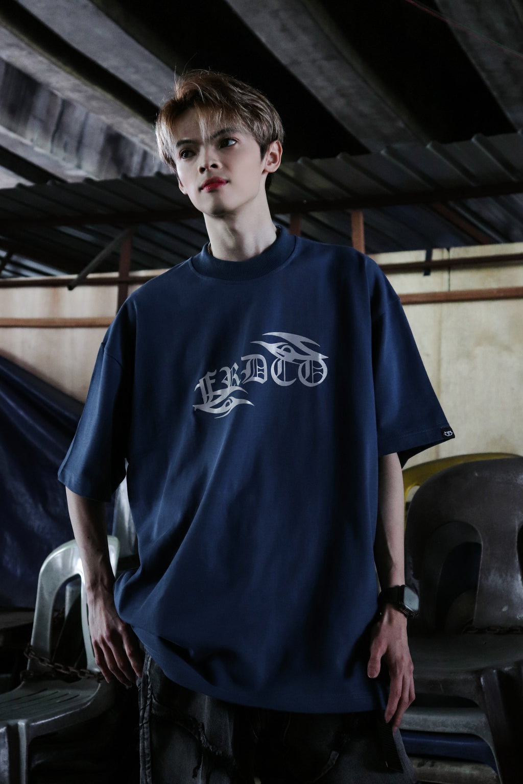 3M Reflective Spider Tee Blue