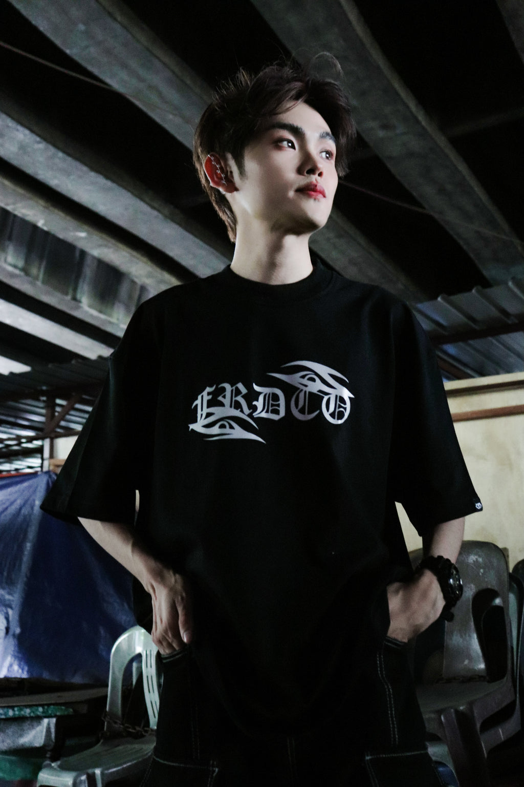 3M Reflective Spider Tee Black