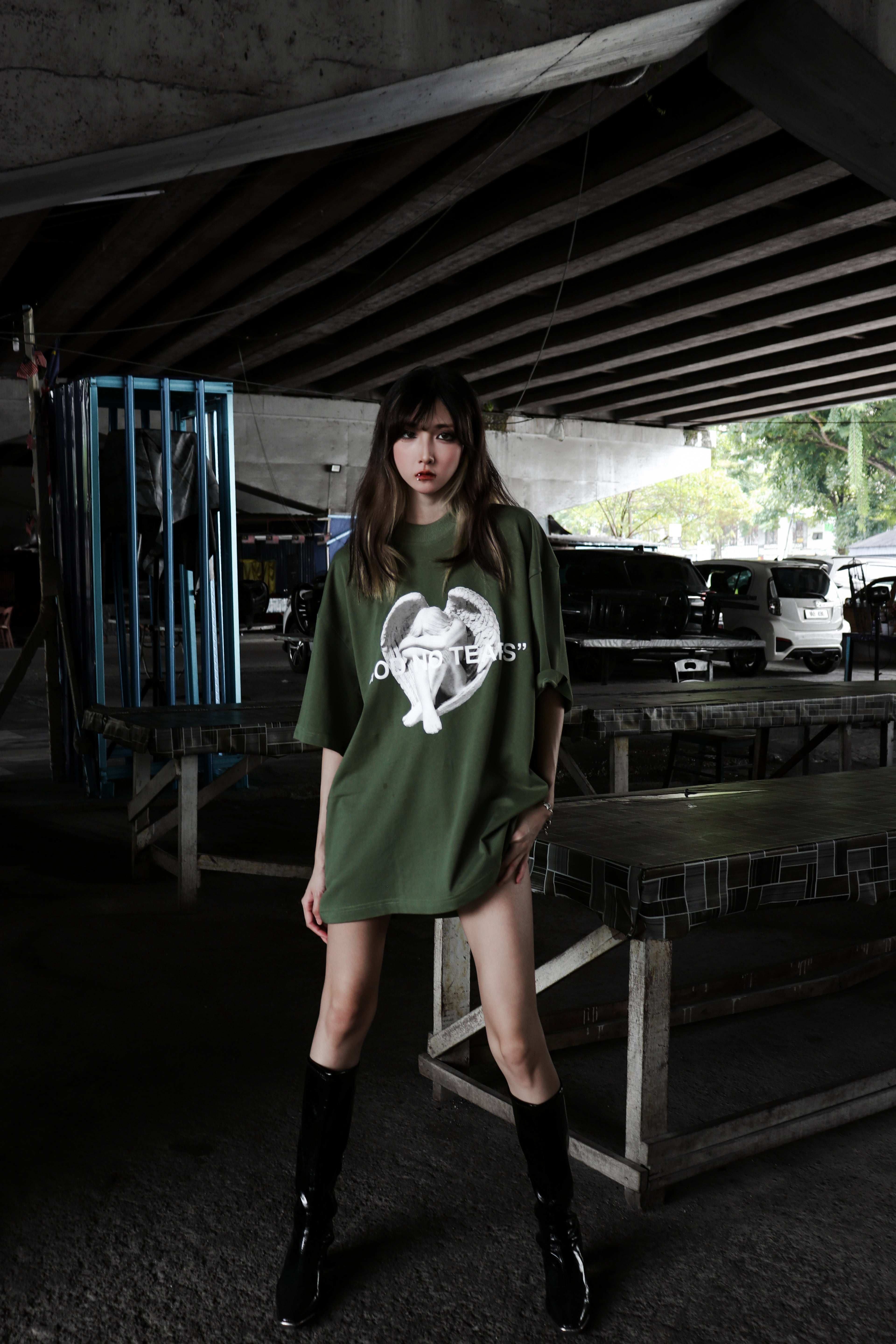 God No Tears Tee Army