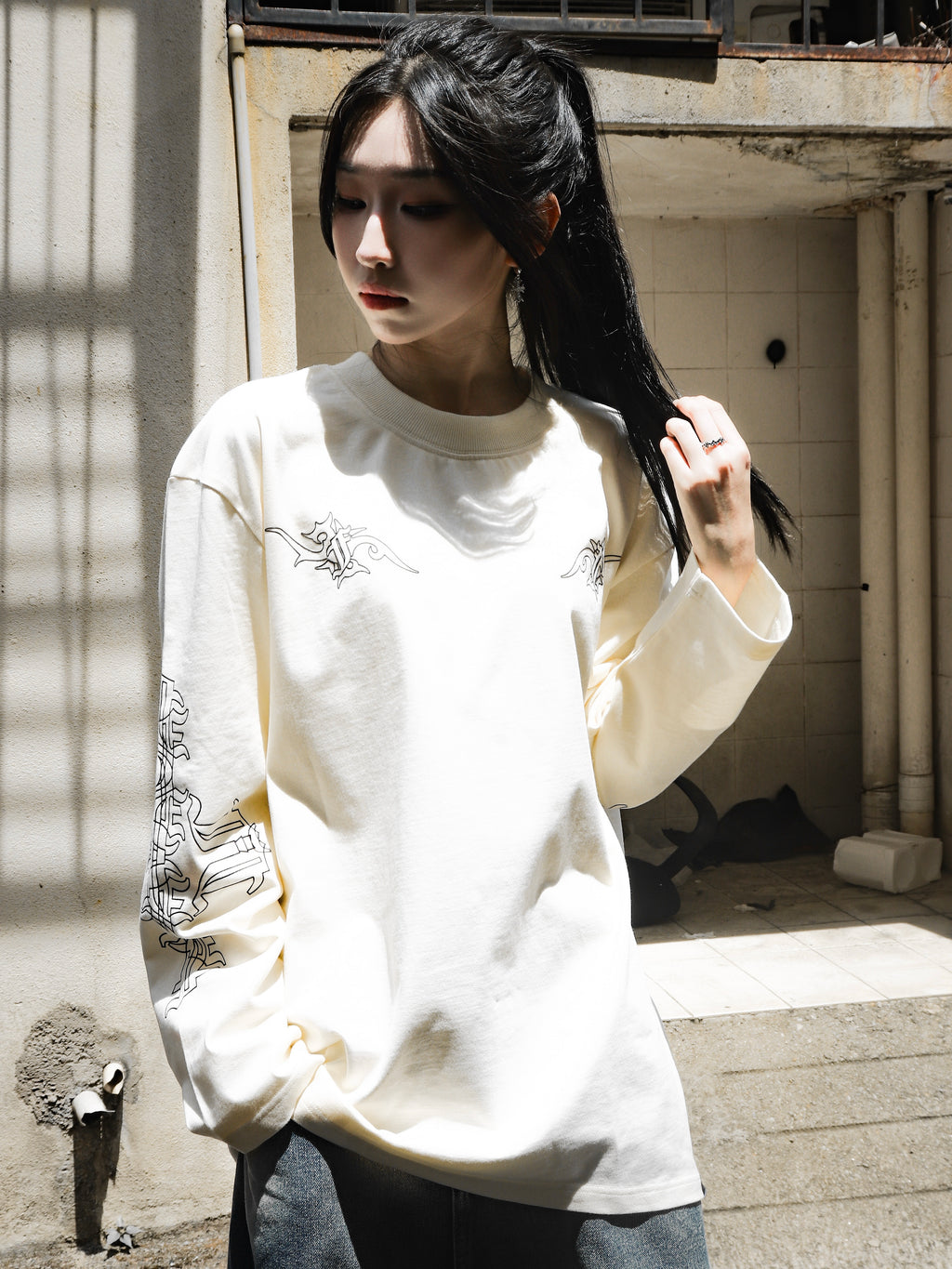 Aura Essential Long Sleeve Beige