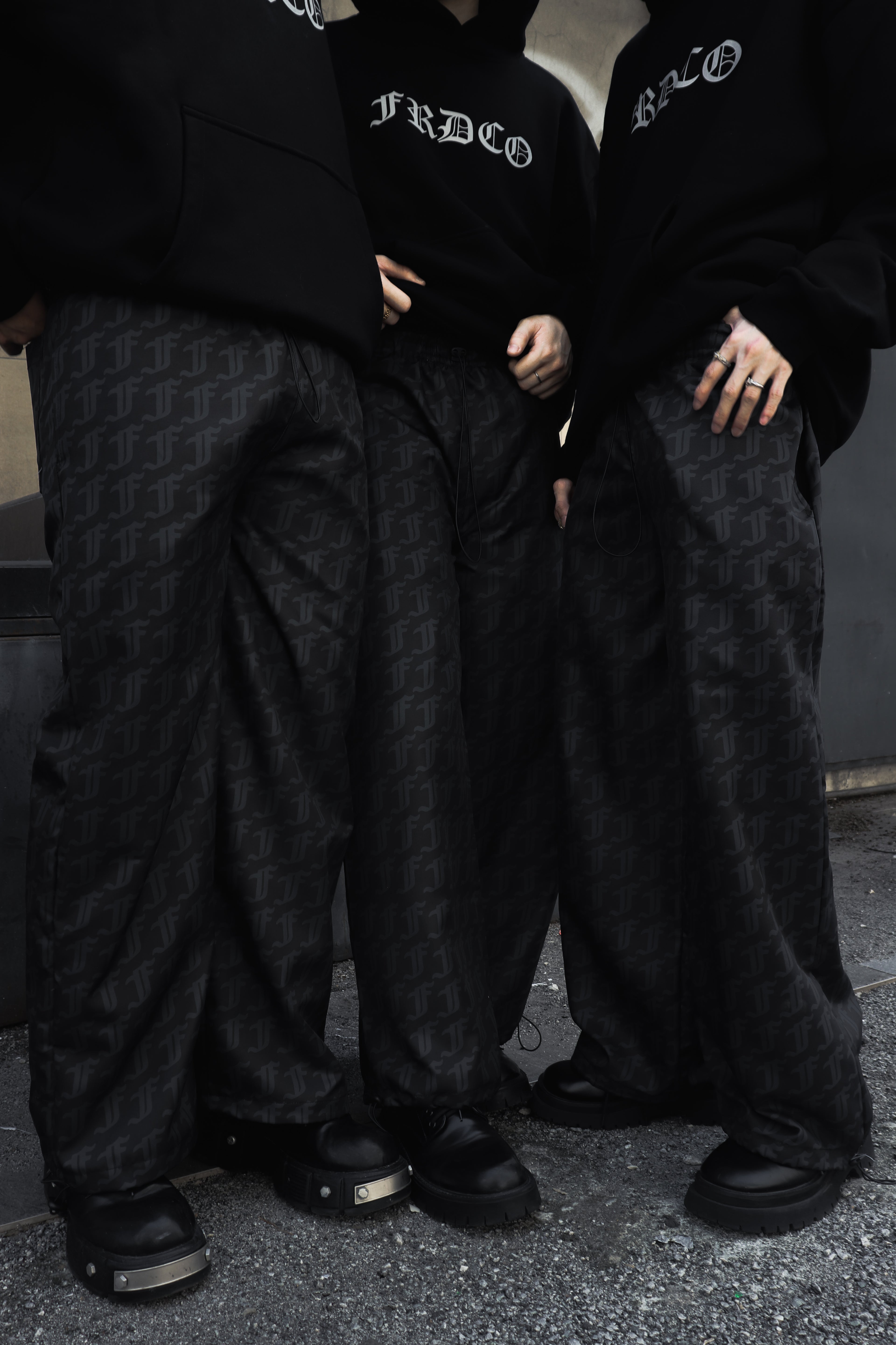 Signature F Long Pants Black