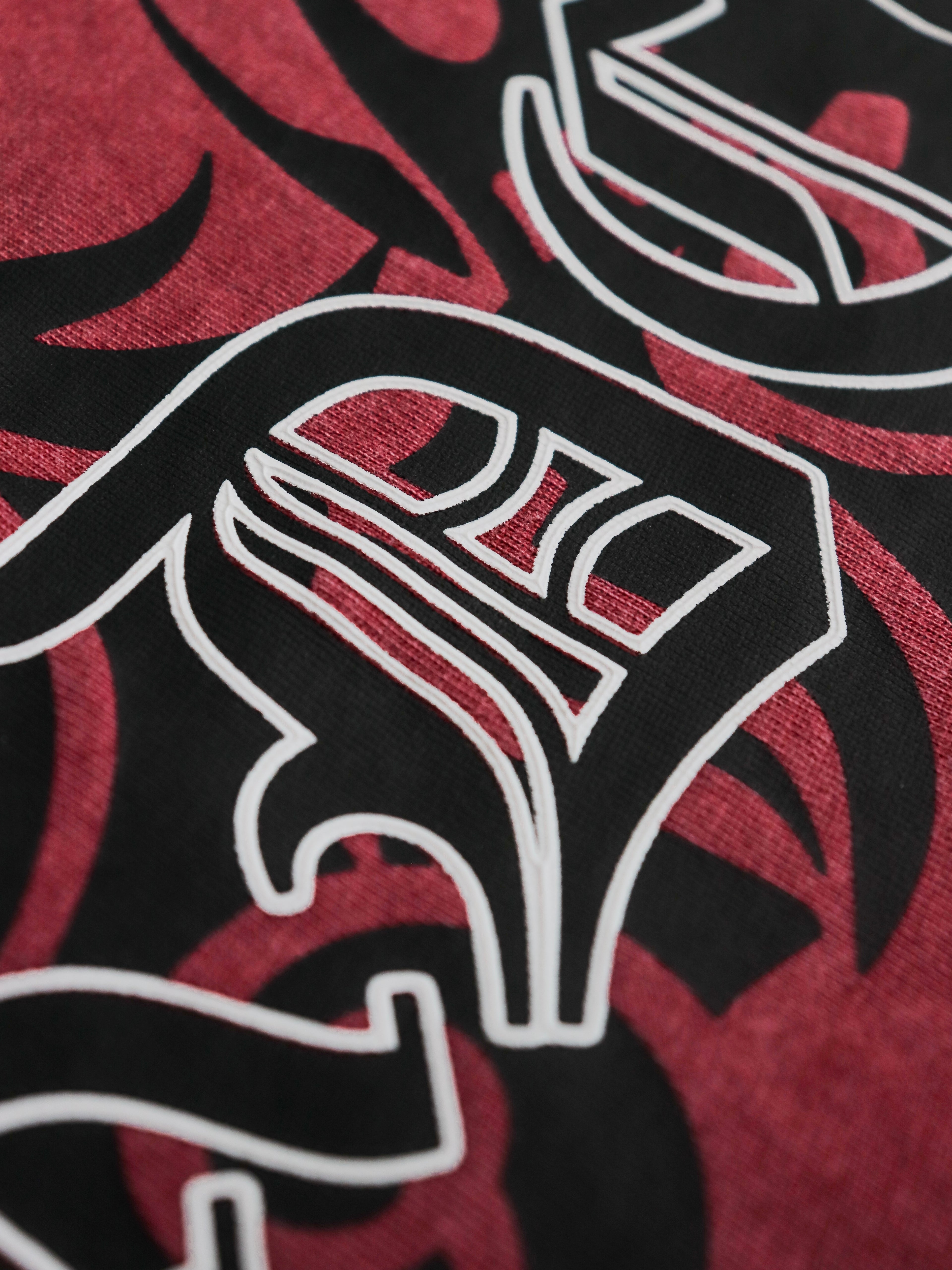 Horse EMP Washed Tee Red