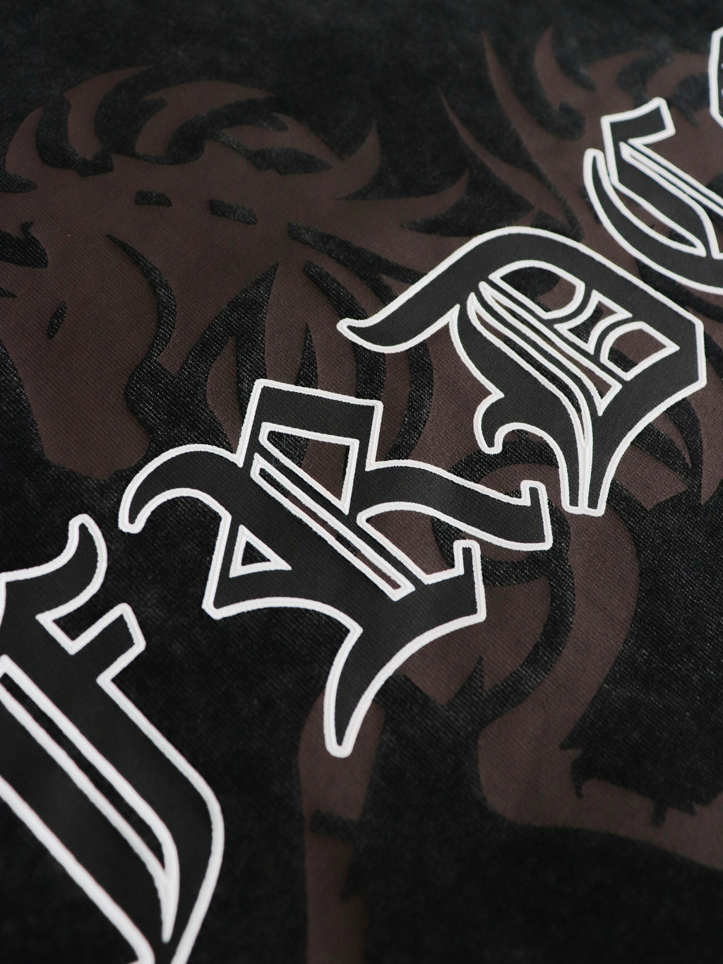 Horse EMP Washed Tee Black