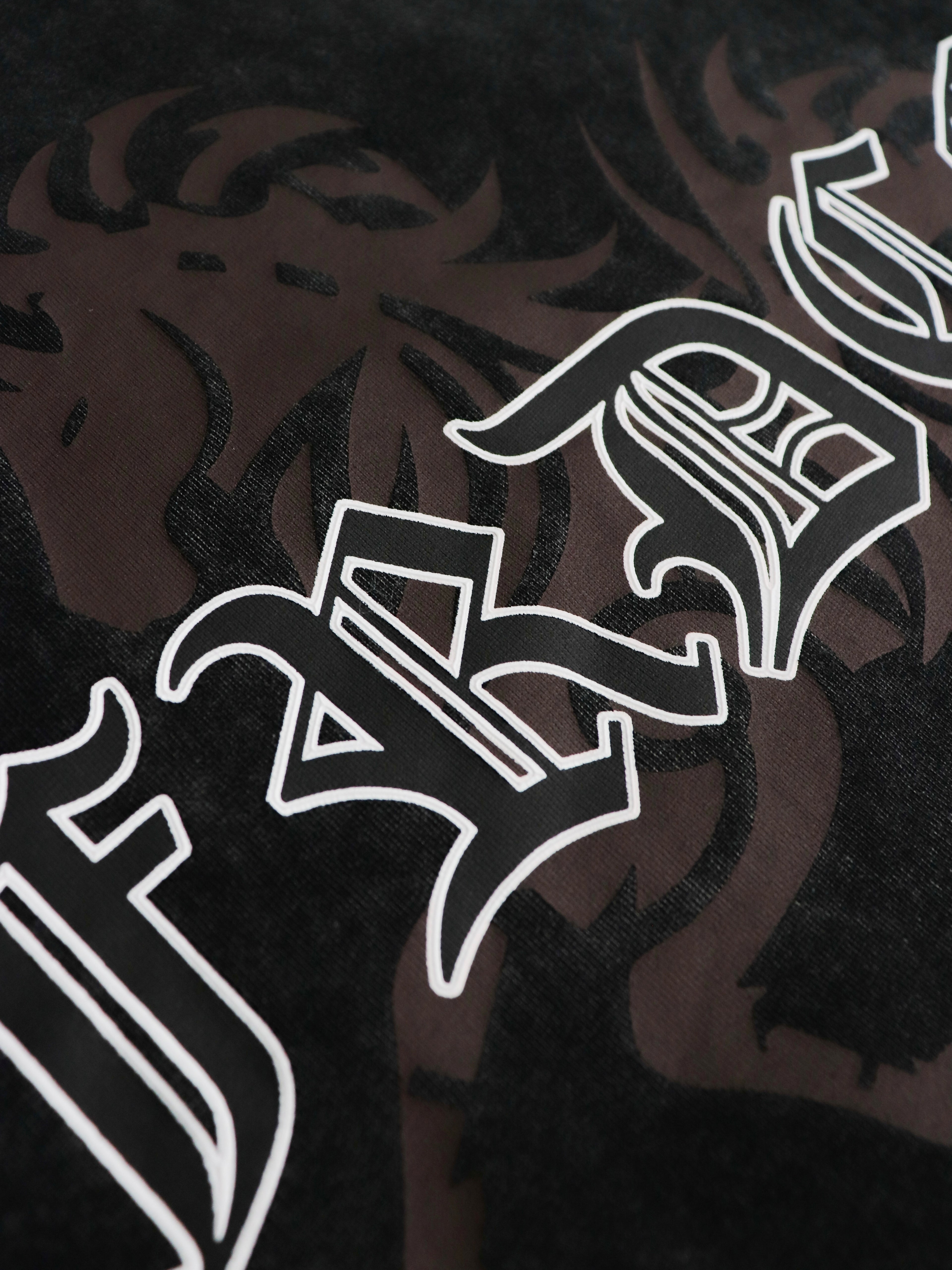 Horse EMP Washed Tee Black