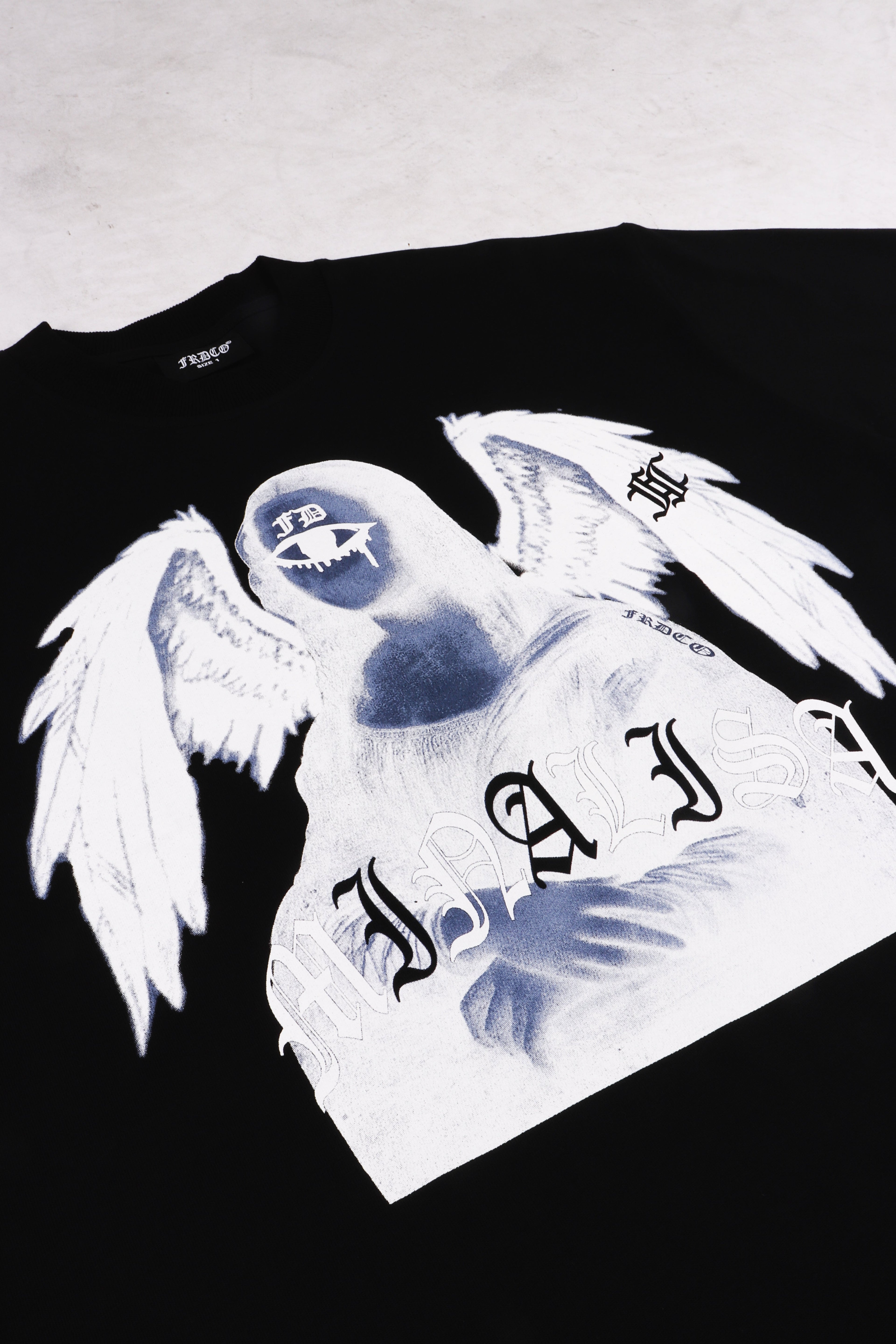 Ghost Monalisa Logo Tee Black