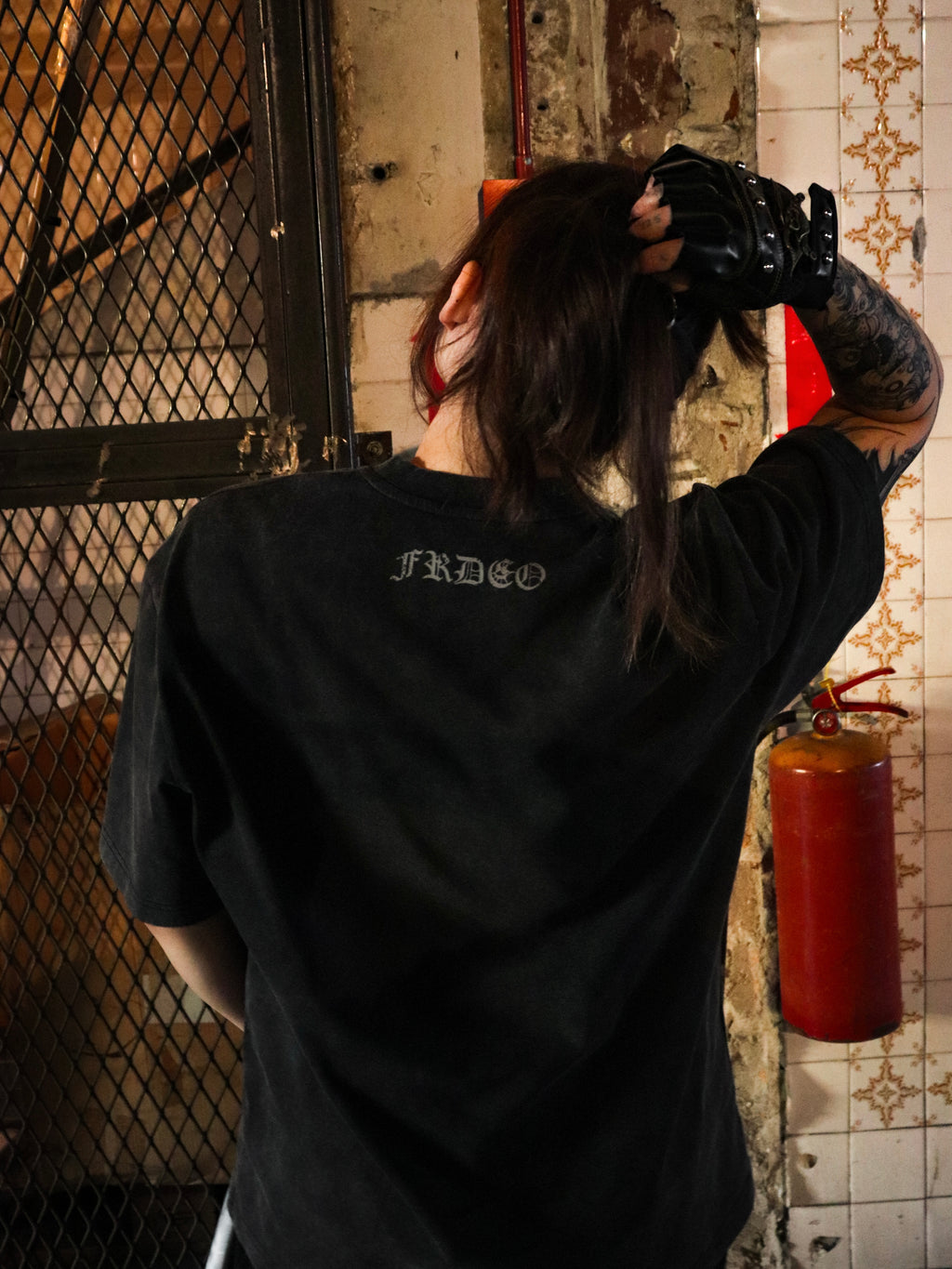 Knight Washed Tee Black