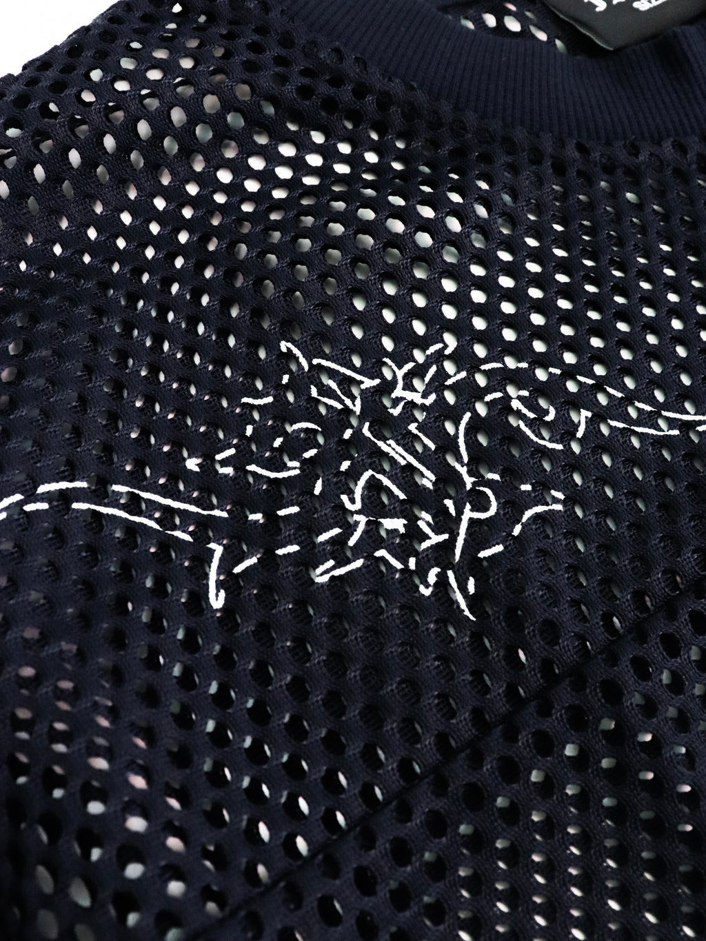 Aura Mesh Tee Navy