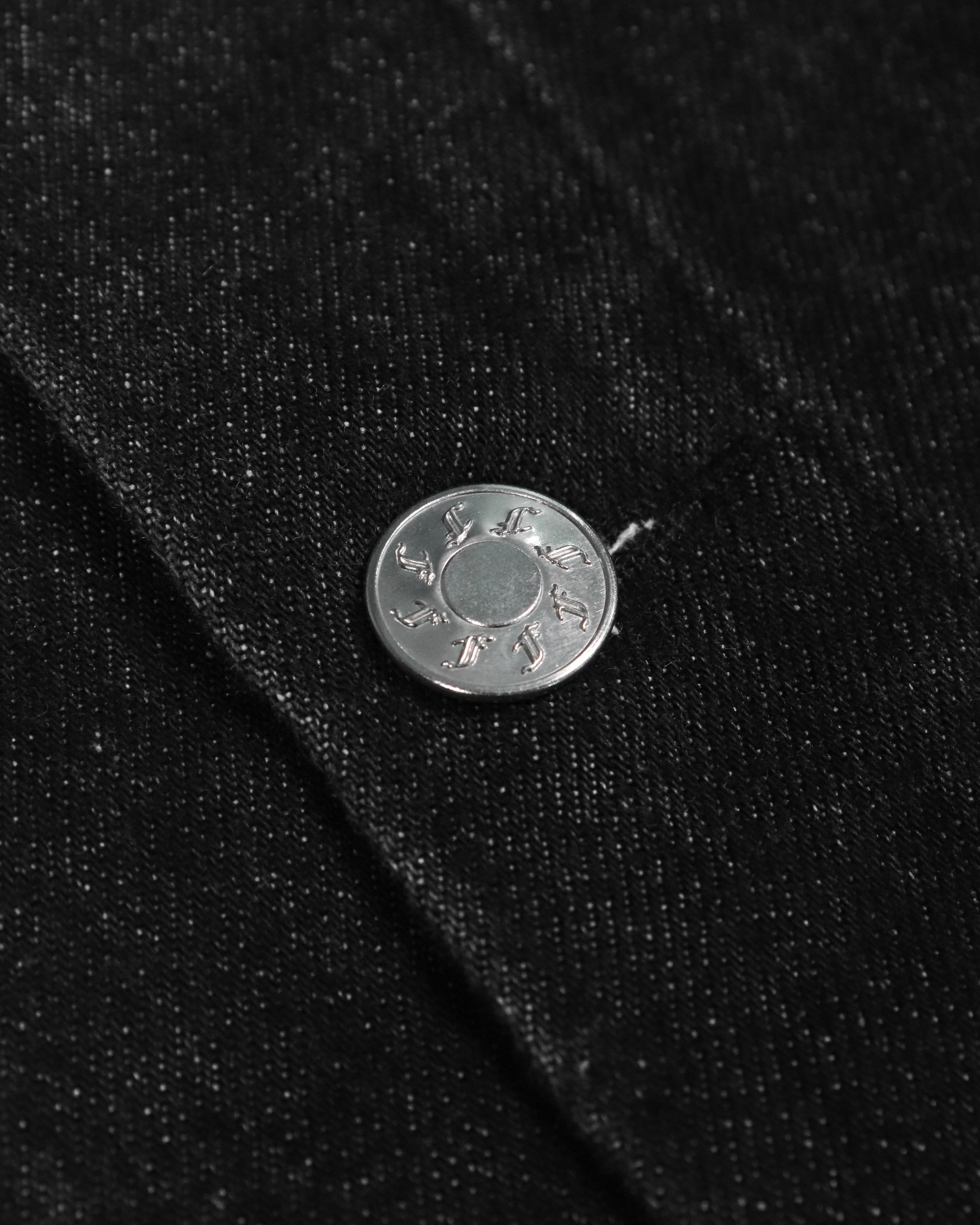 Aura Denim Jacket Black