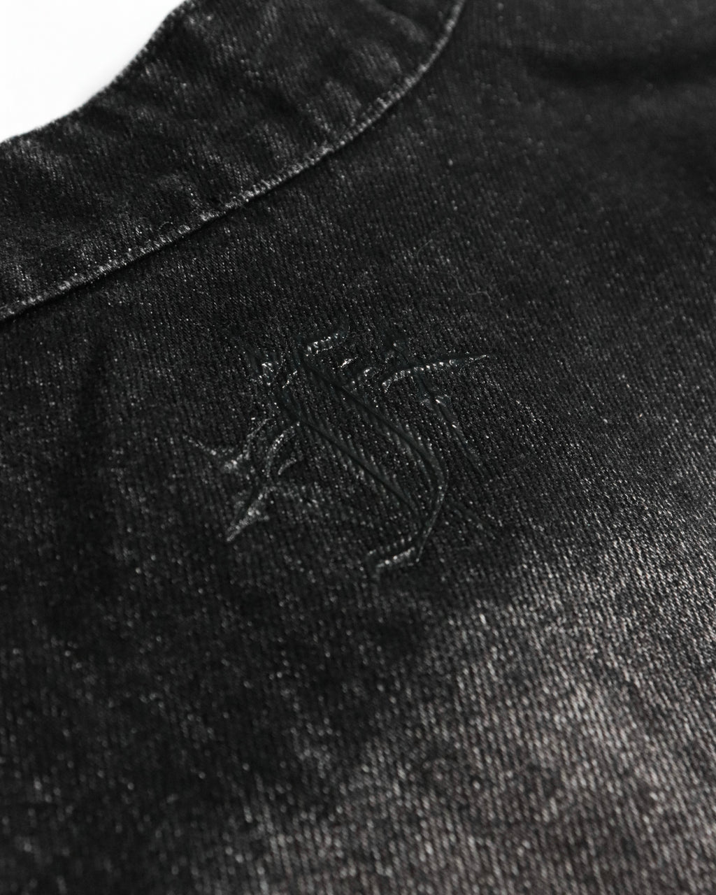 Aura Denim Jacket Black