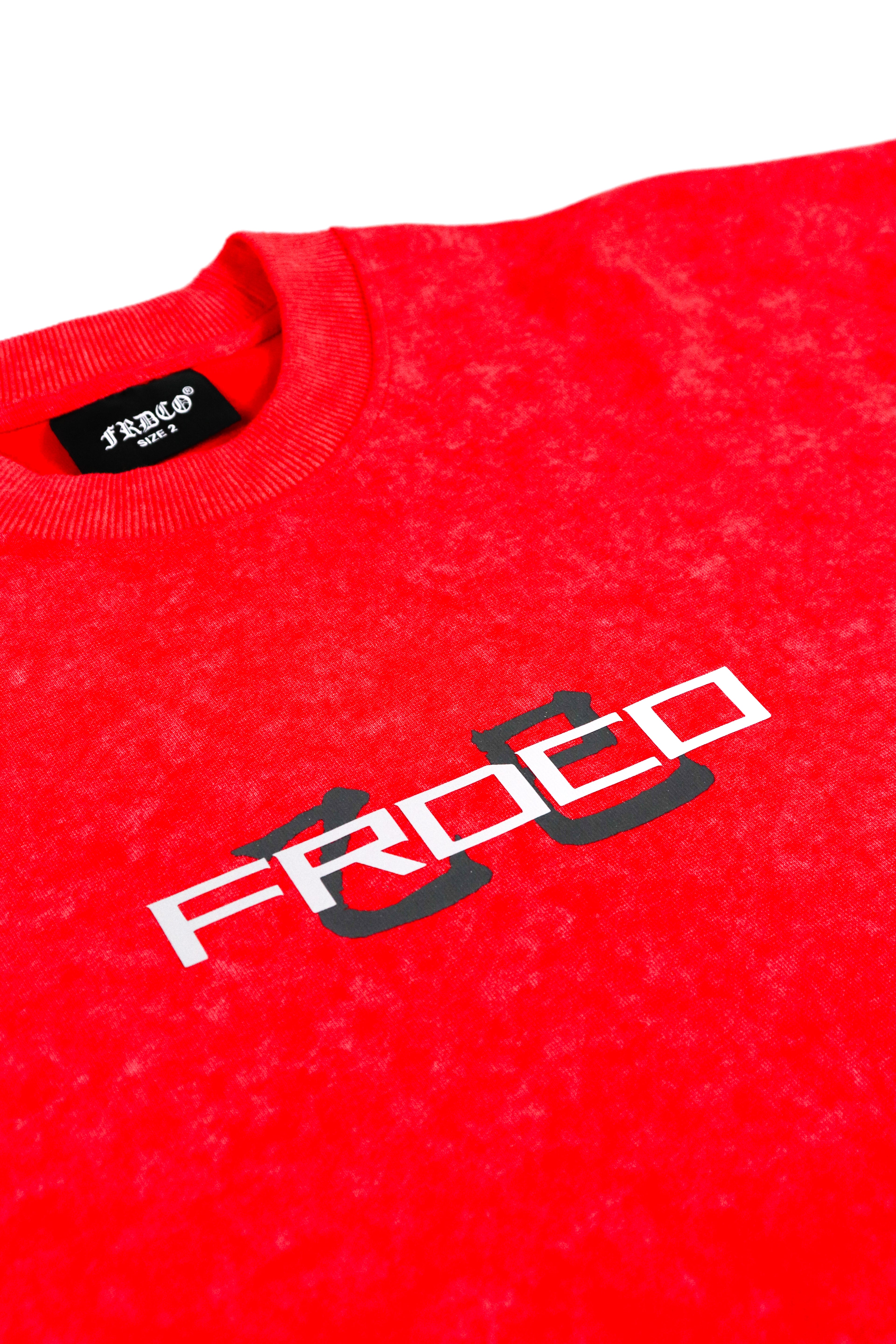 3M Reflective Snake Washed Tee Red